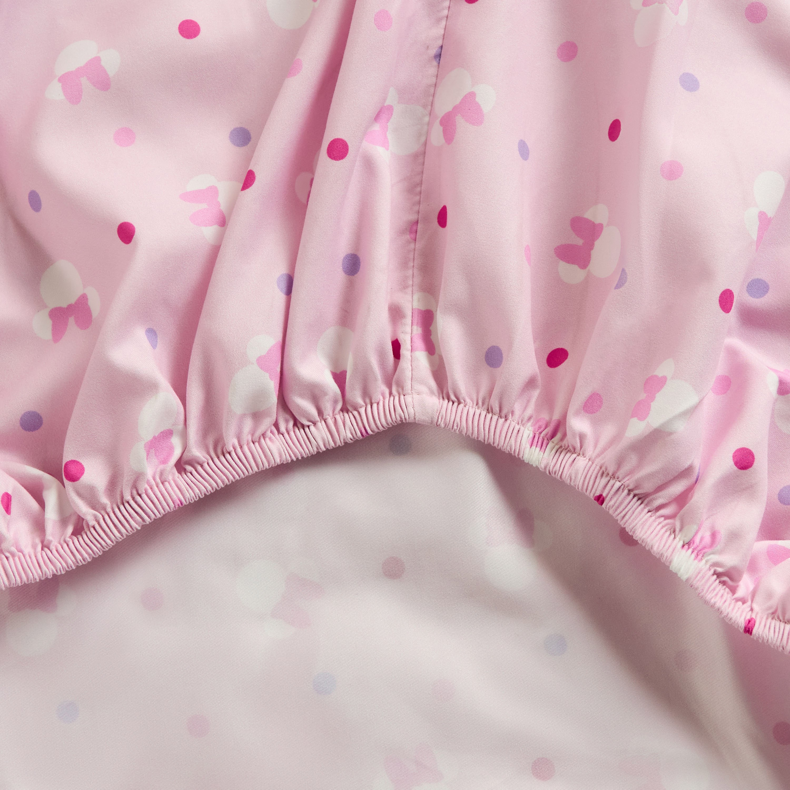Minnie Fun Time Printed 4-Piece Single Comforter and Sheet Set - 135x220 cm-kids-beddingandwindows-bedding-comforters-image-6
