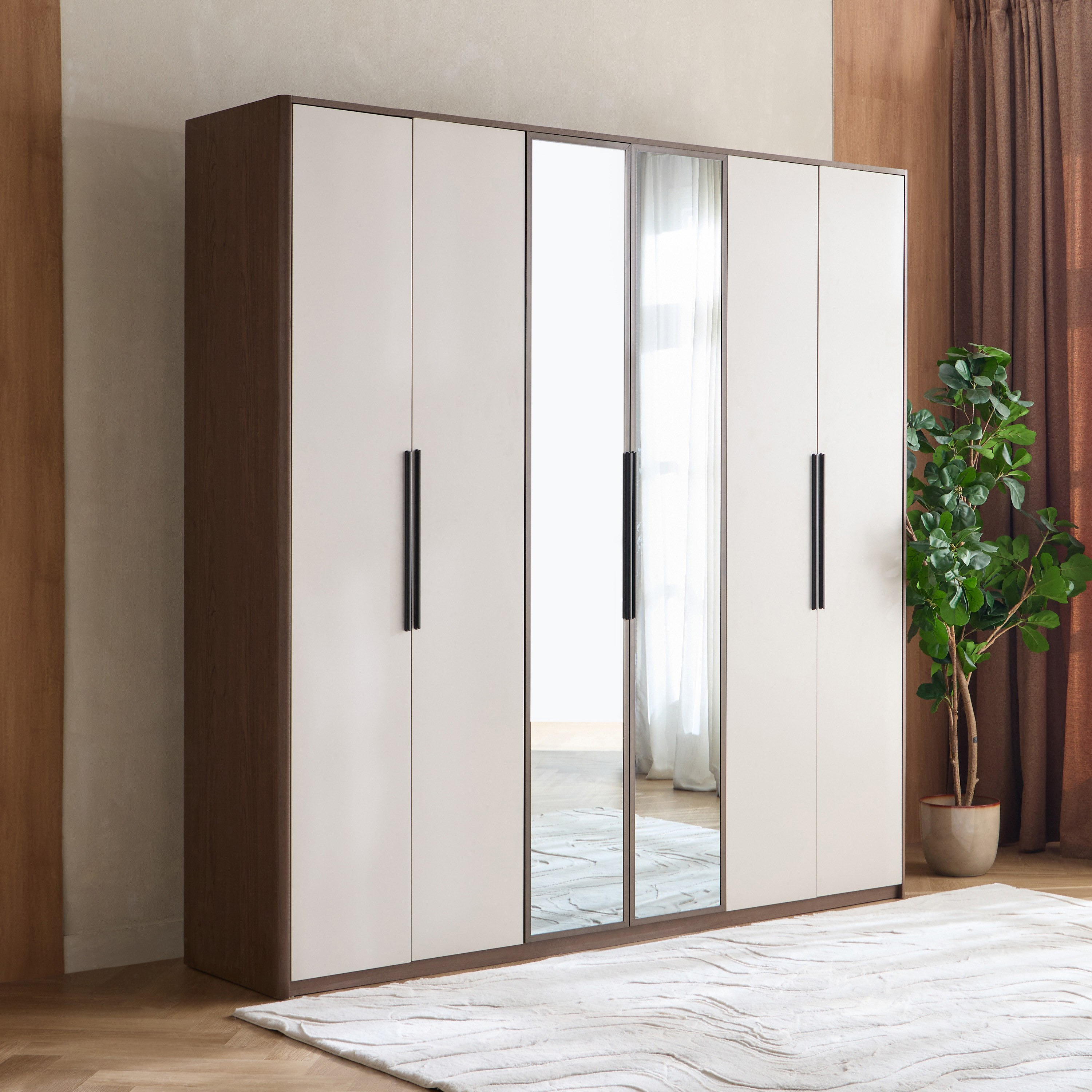 Verto 6-Door Wardrobe with Drawers