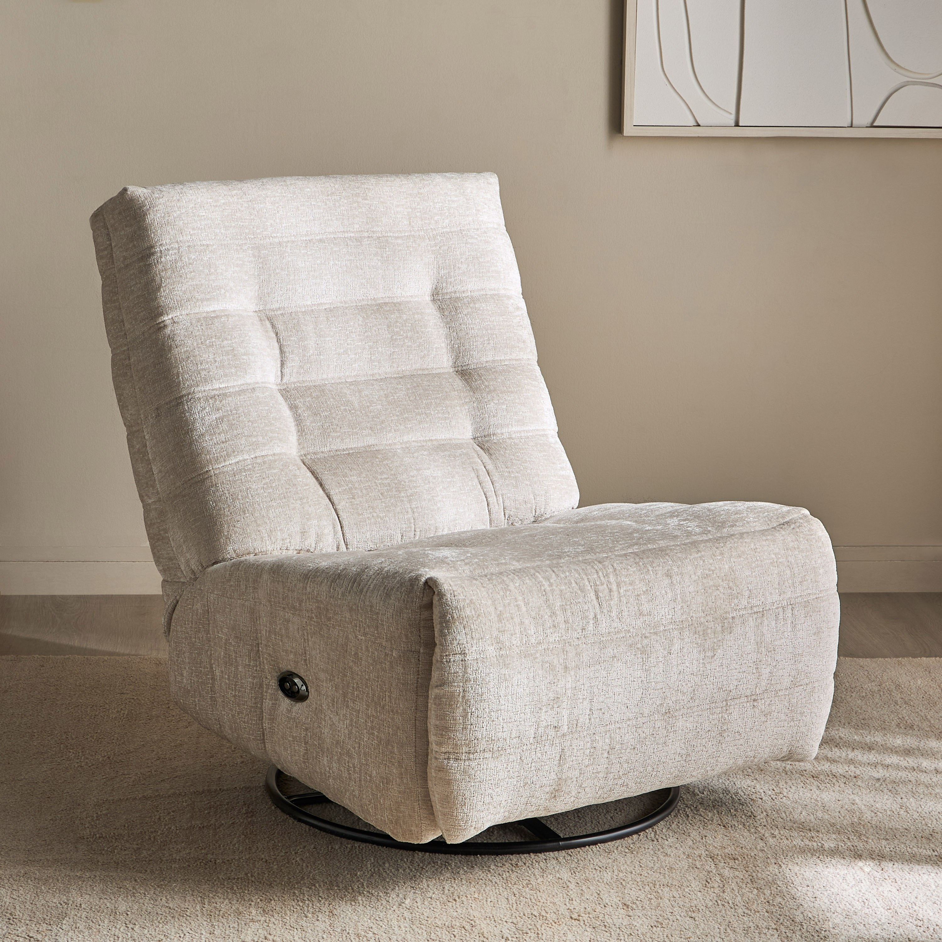 Canberra Fabric Electric Recliner