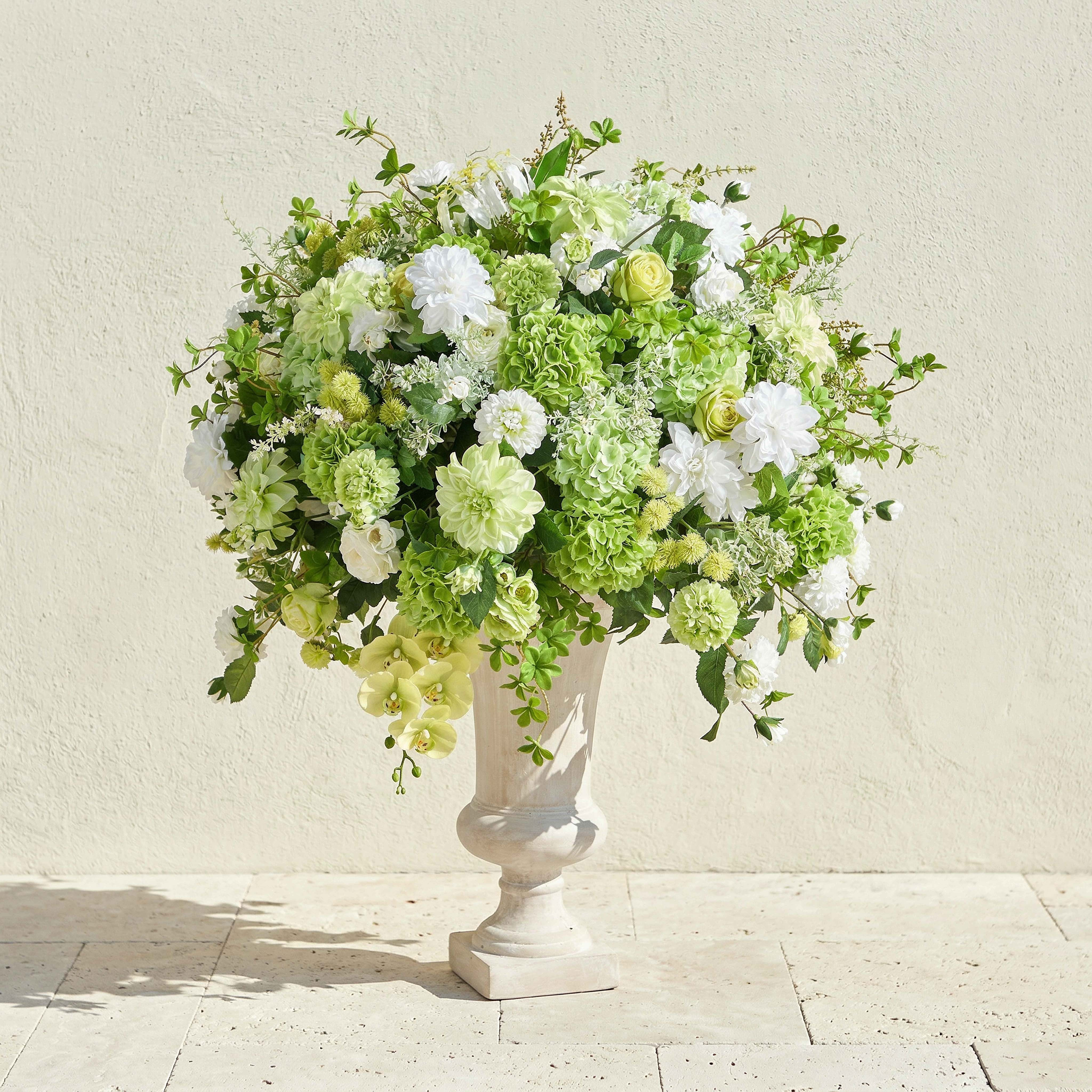 تنسيق زهور متنوع مع إناء - شانتيلي - 130 سم-household-gardenandoutdoor-artificialflowersandplants-flowers-image-1