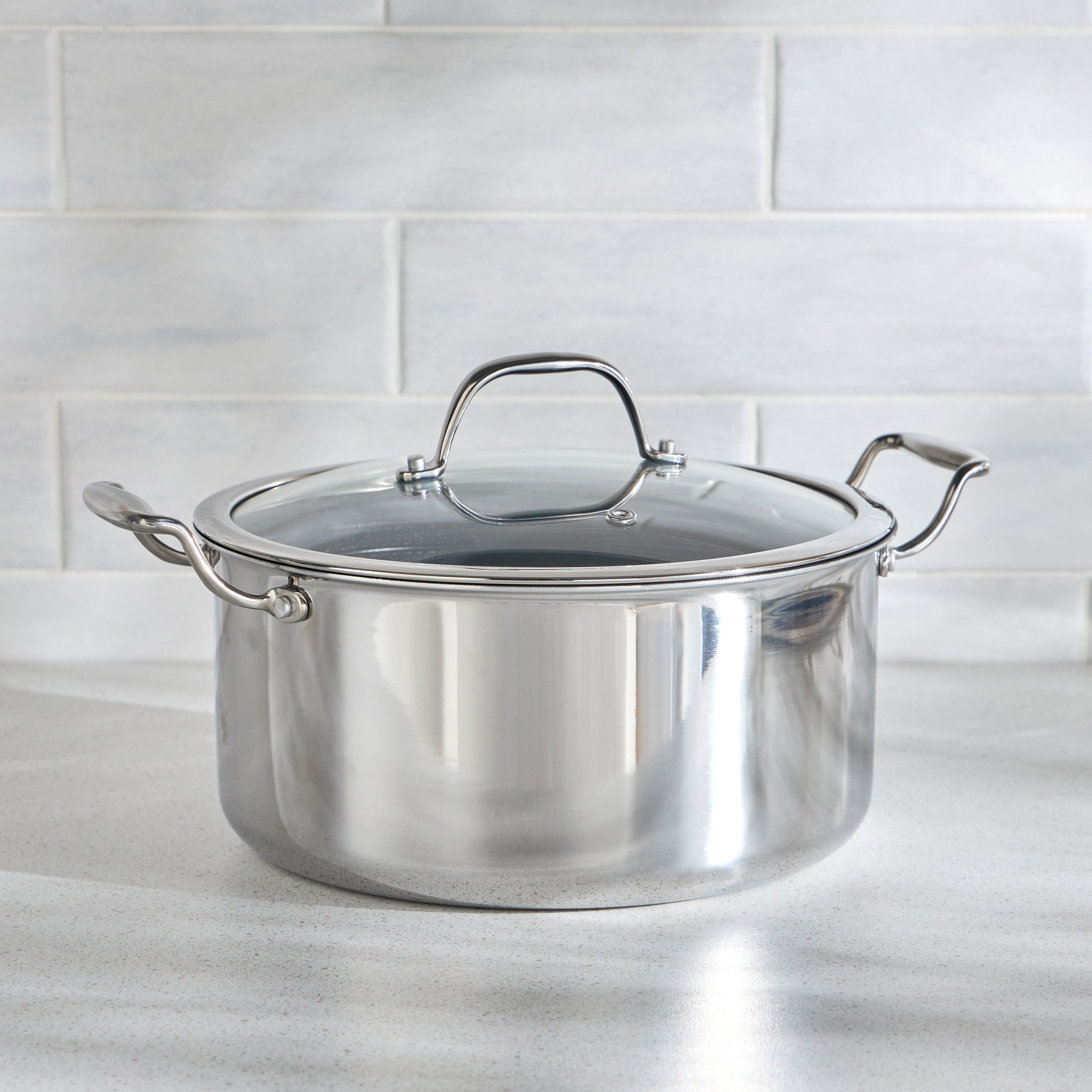 Master Pro Triply Stainless Steel Casserole - 5.2 L