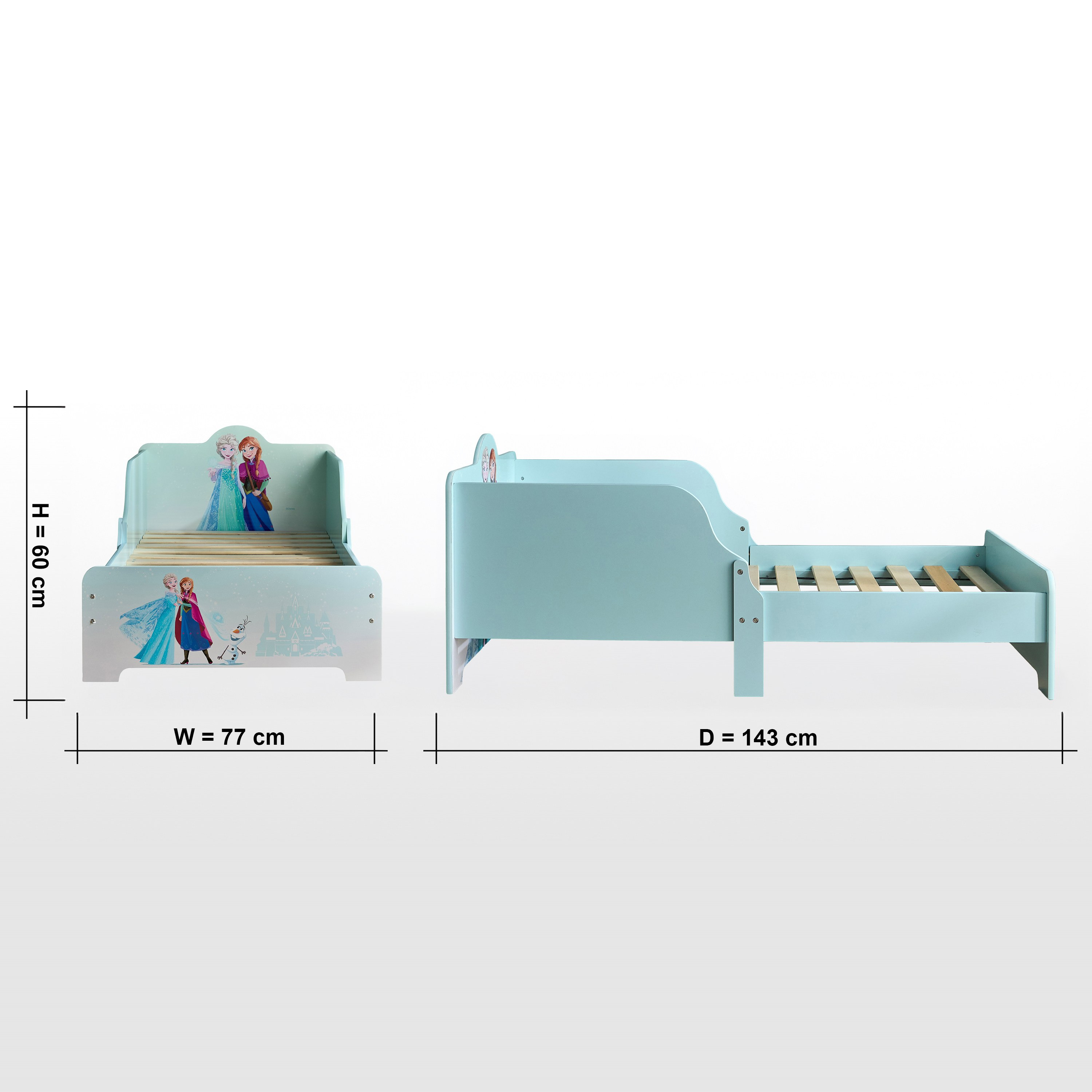 Frozen Toddler Bed - 70x140 cm-babyandkids-kidsbeds-toddlerbeds-image-7
