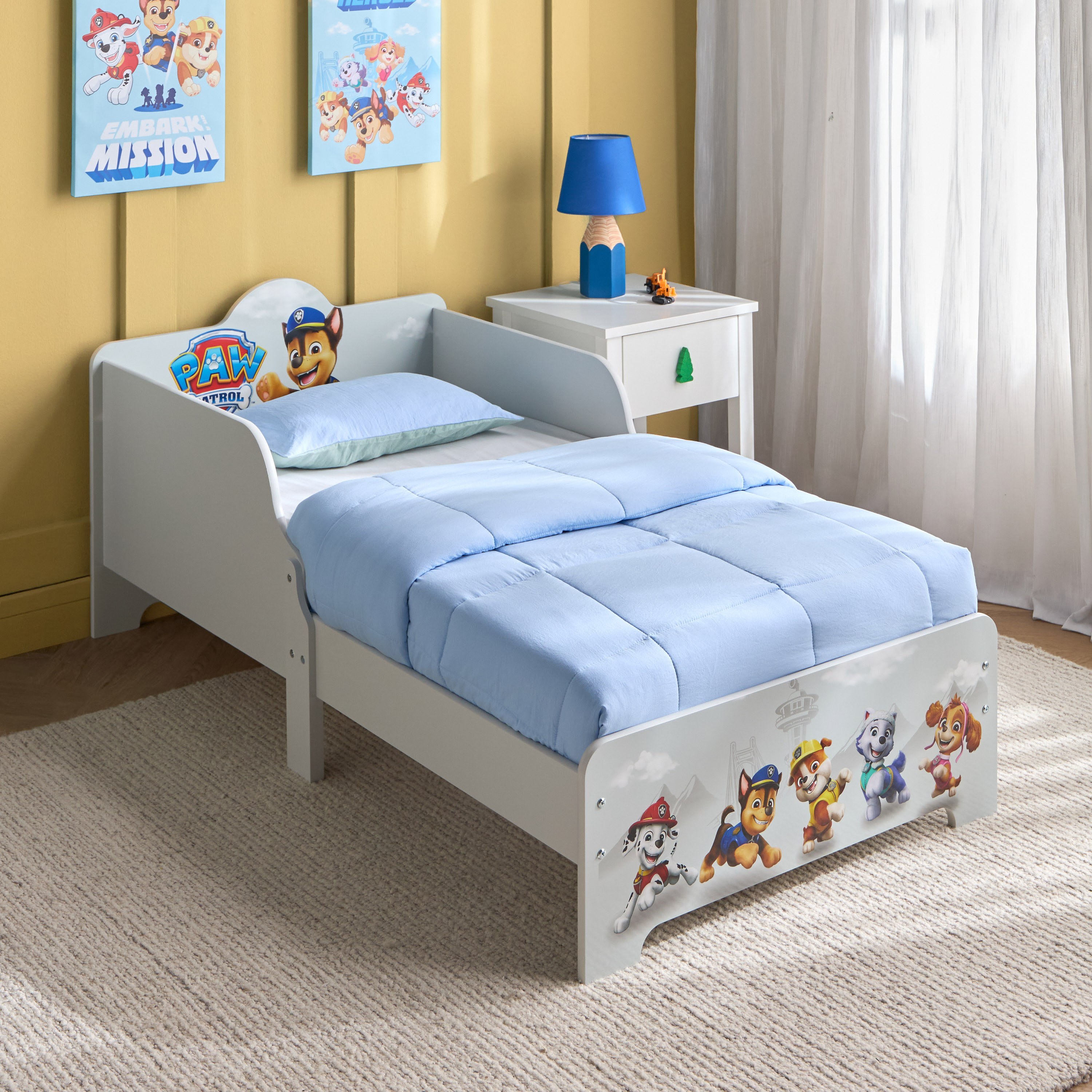 سرير أطفال - باو باترول - 70x140 سم-babyandkids-kidsbeds-toddlerbeds-image-1