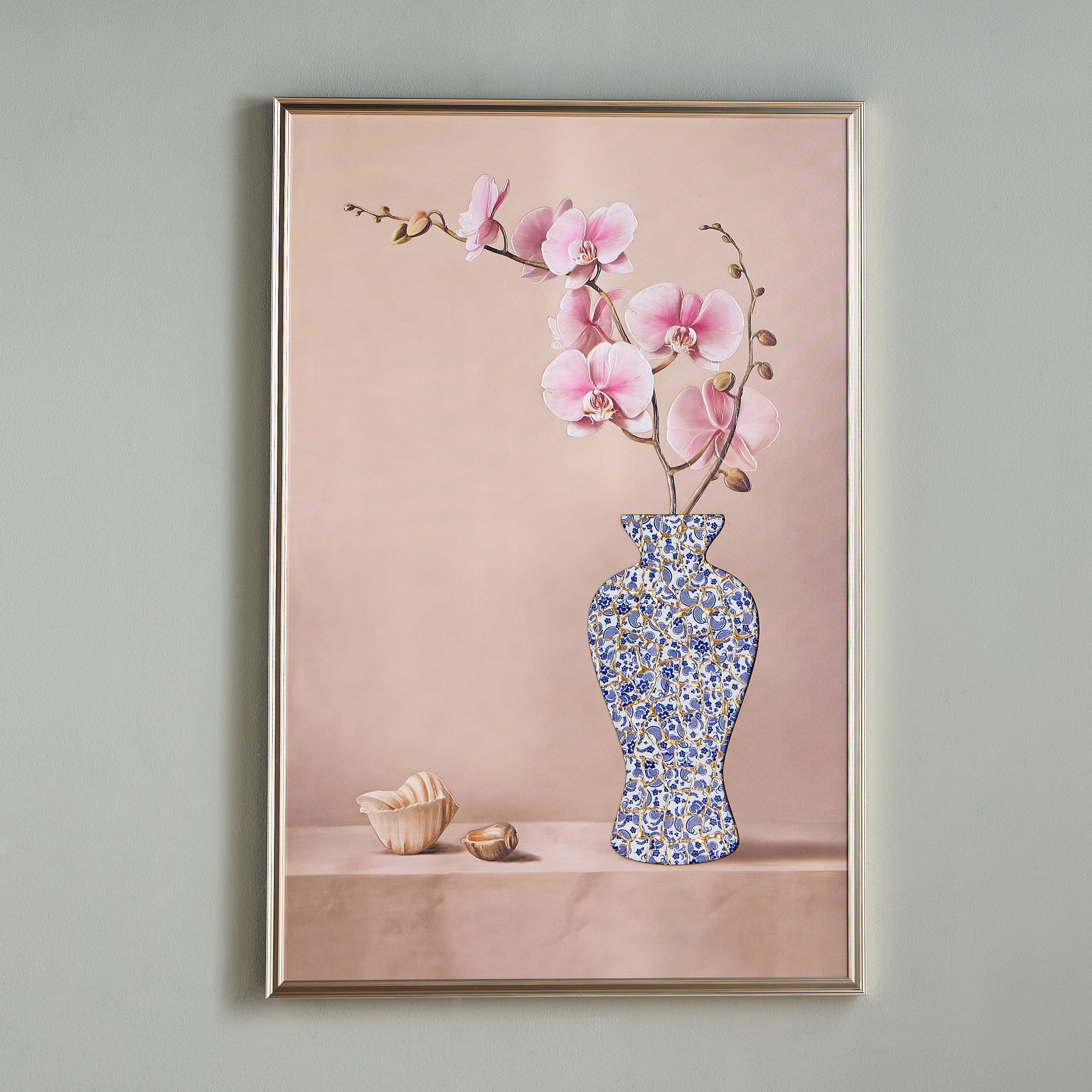 Zayelle Mixed Media Framed Canvas Wall Art - 80x120 cm
