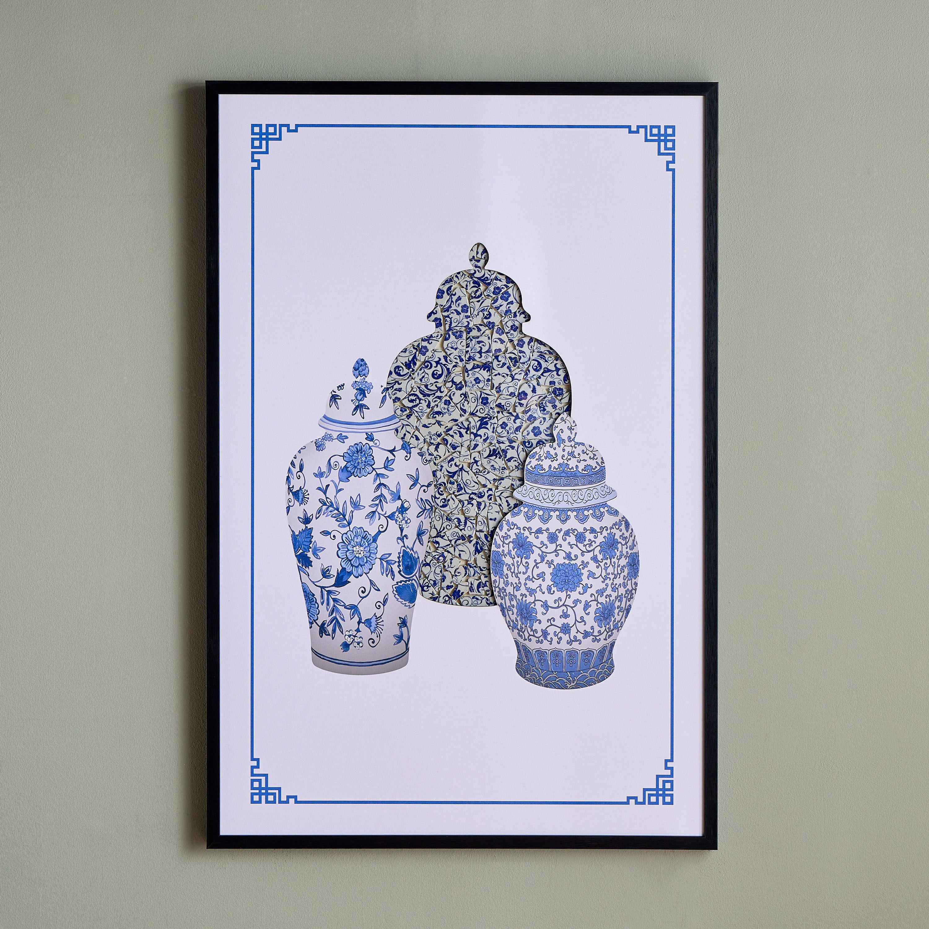 Elvion Framed Canvas Wall Art - 80x120 cm