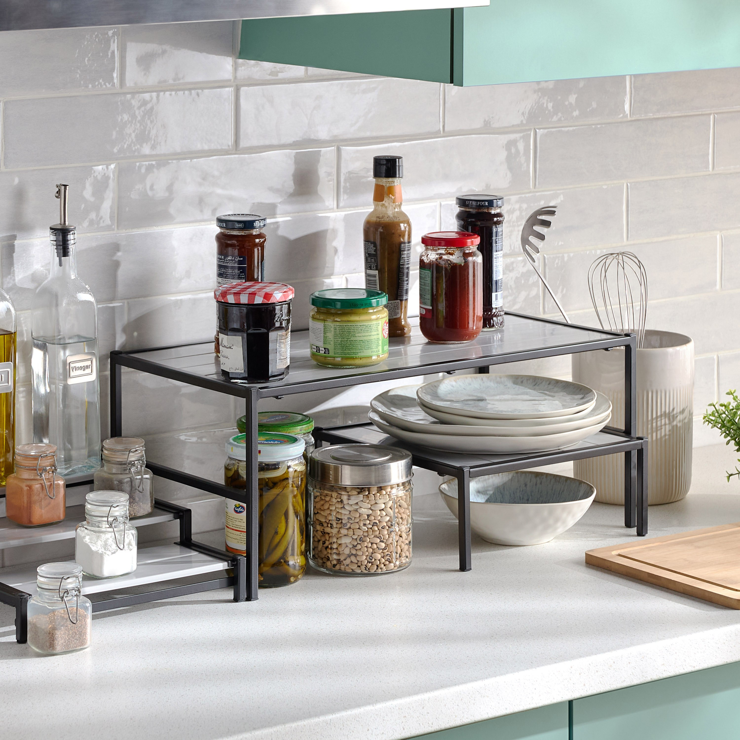 Morgan Tall Kitchen Shelf-household-kitchen-kitchenorganising-countertoporganising-image-4