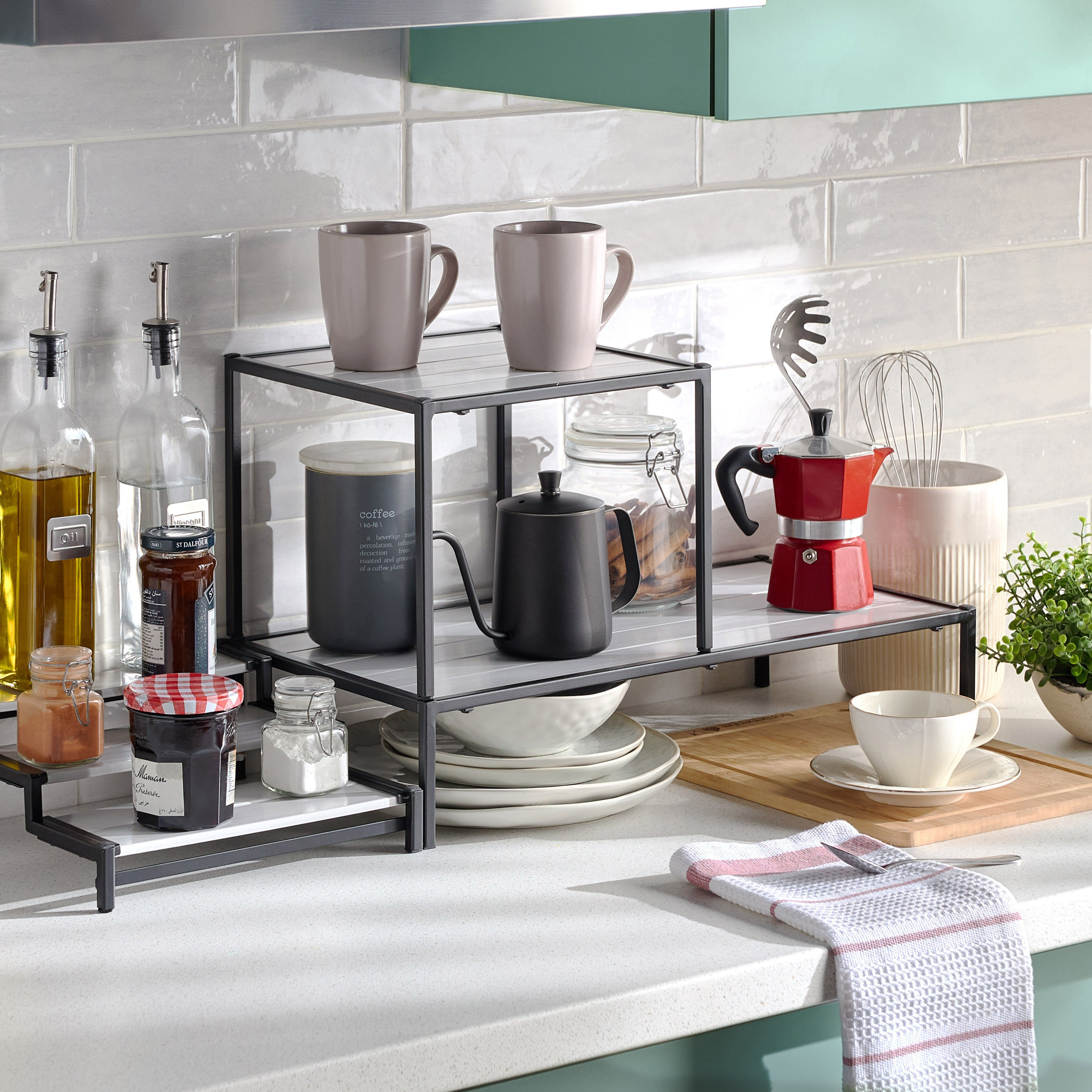 Morgan Steel Kitchen Shelf-household-kitchen-kitchenorganising-countertoporganising-image-4