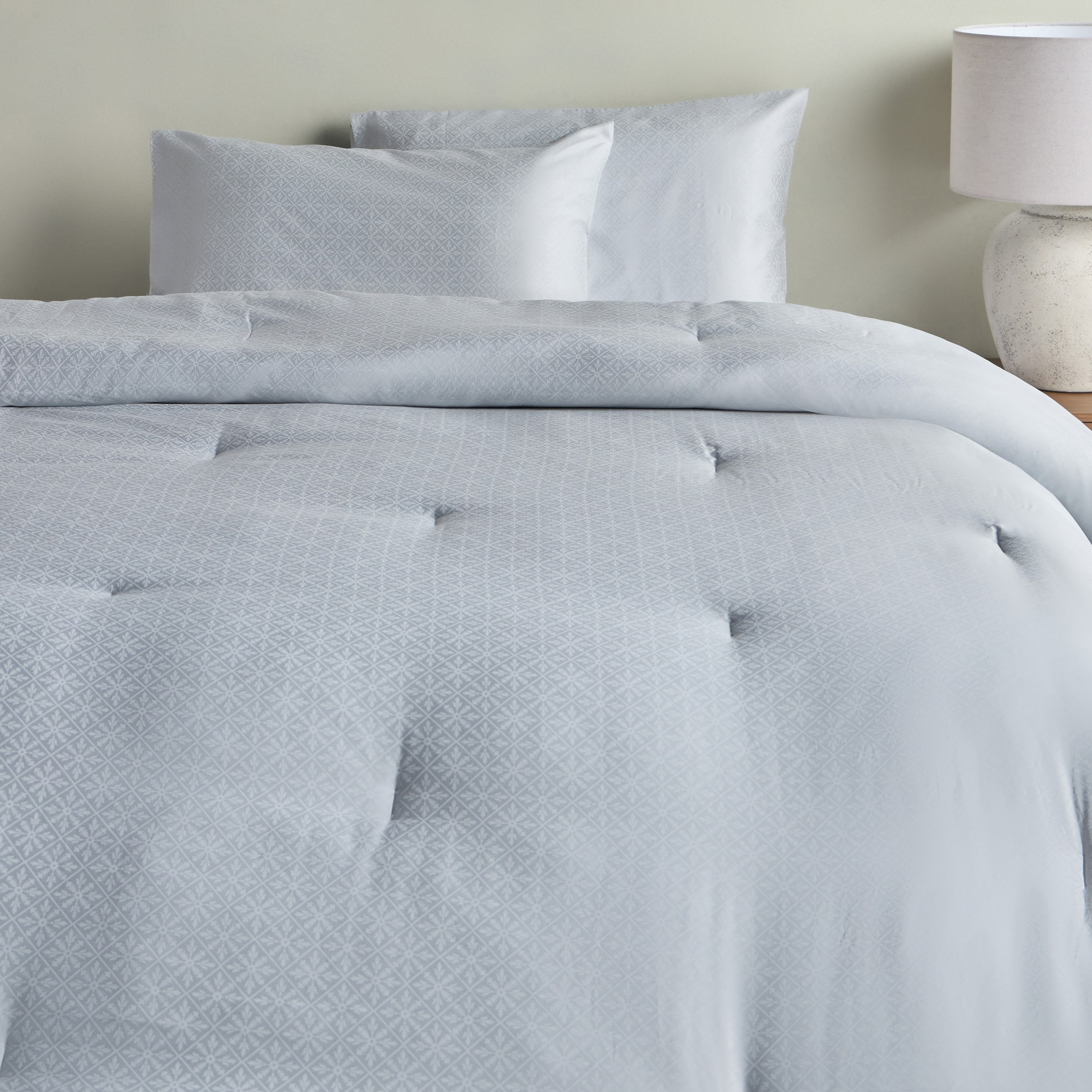 Avira Egyptian Cotton 400 Thread Count 3-Piece Queen Comforter Set - 200x240 cm-household-bedding-comfortersandbedspreads-comforters-image-2