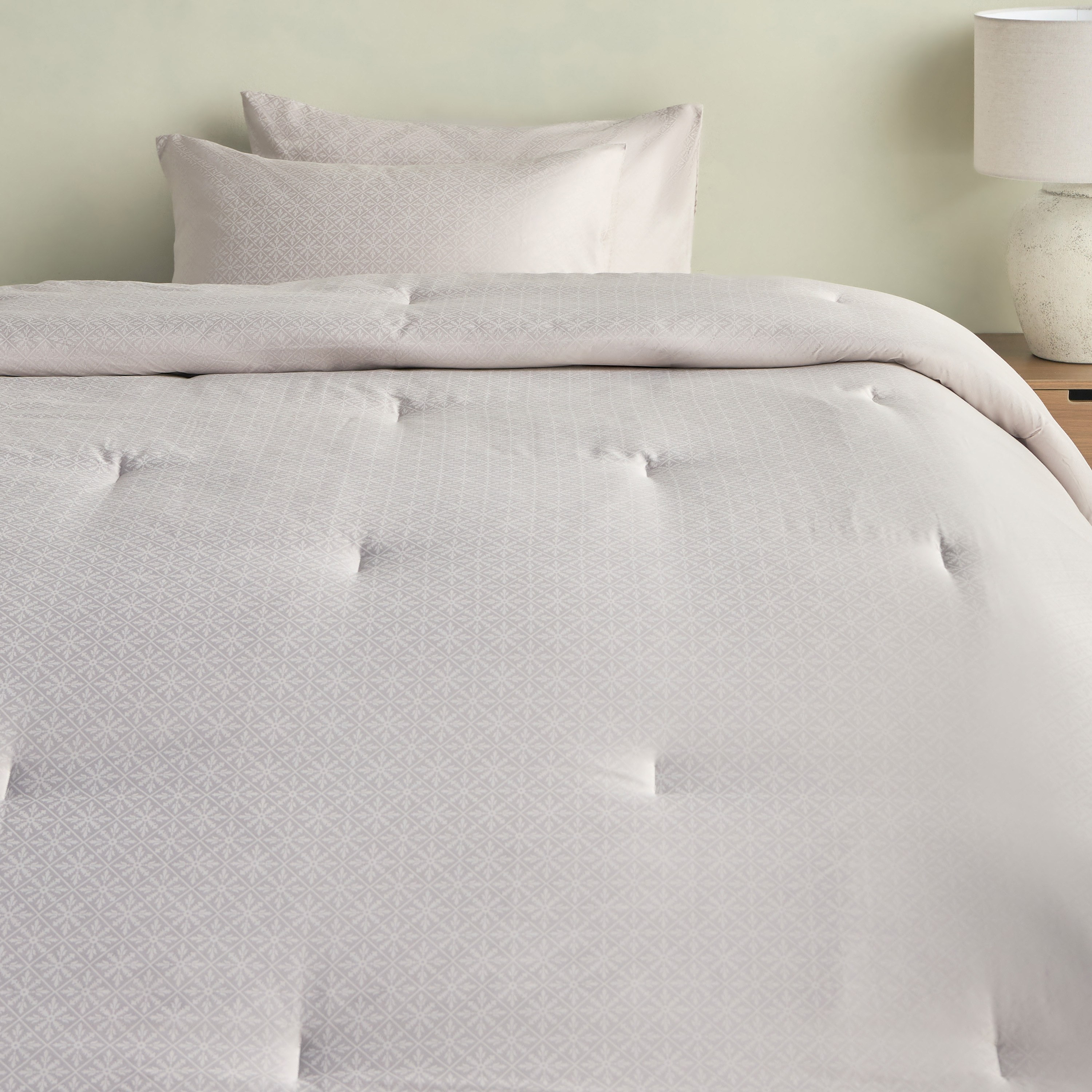 Avira Egyptian Cotton 400 Thread Count 3-Piece Super King Comforter Set - 250x260 cm-household-bedding-comfortersandbedspreads-comforters-image-2