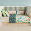 طقم غطاء لحاف للأطفال الصغار 4 قطع قطن مطبوع بعدد خيوط 200 - كين سفاري - 100×140 سم-baby-nursery-babybedding-image-9