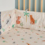 طقم غطاء لحاف للأطفال الصغار 4 قطع قطن مطبوع بعدد خيوط 200 - كين سفاري - 100×140 سم-baby-nursery-babybedding-image-5