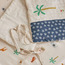 طقم غطاء لحاف للأطفال الصغار 4 قطع قطن مطبوع بعدد خيوط 200 - كين سفاري - 100×140 سم-baby-nursery-babybedding-image-4