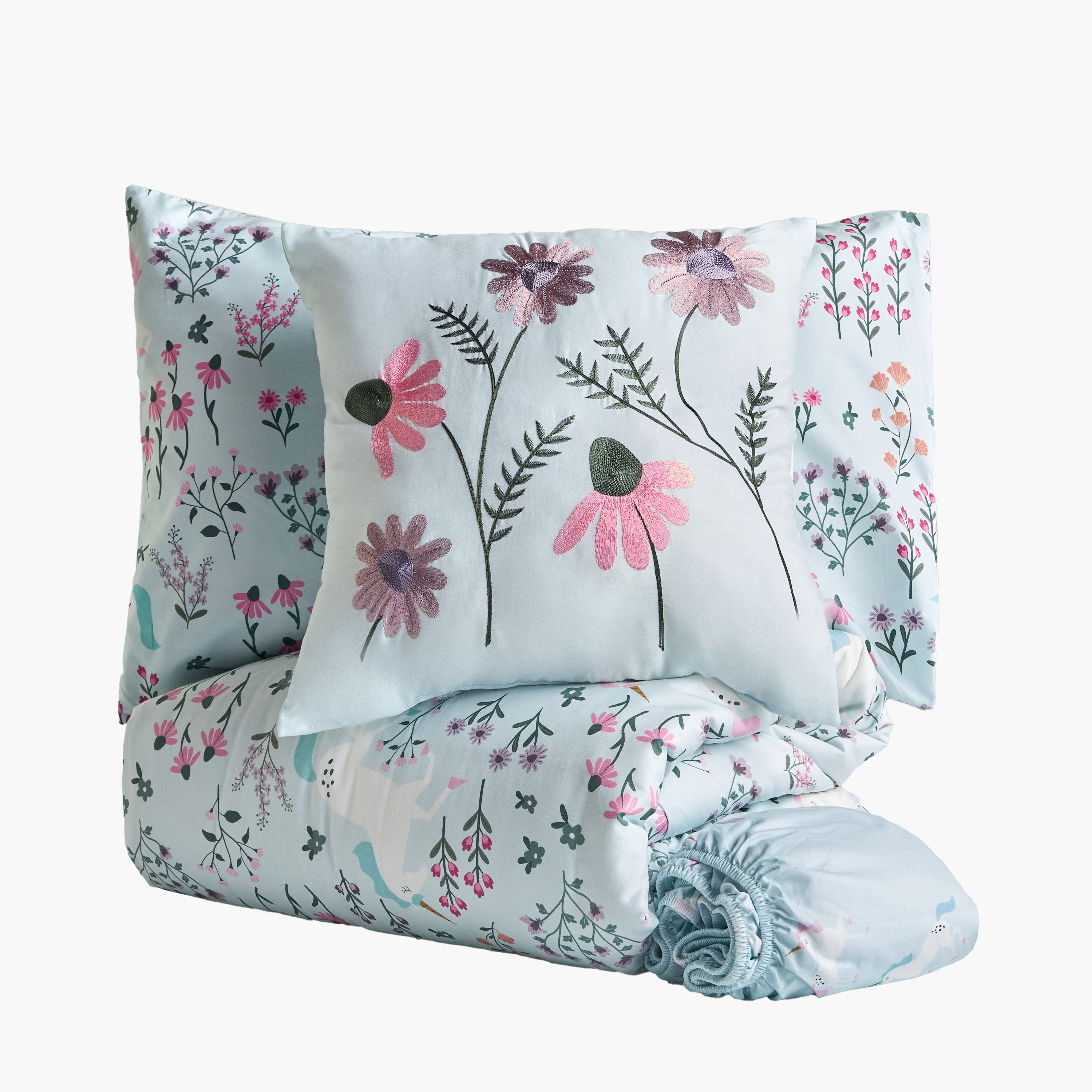 Madlyn Cotton 4-Piece Full Duvet Cover Set - 160x220 cm-kids-beddingandwindows-bedding-duvetcovers-image-9