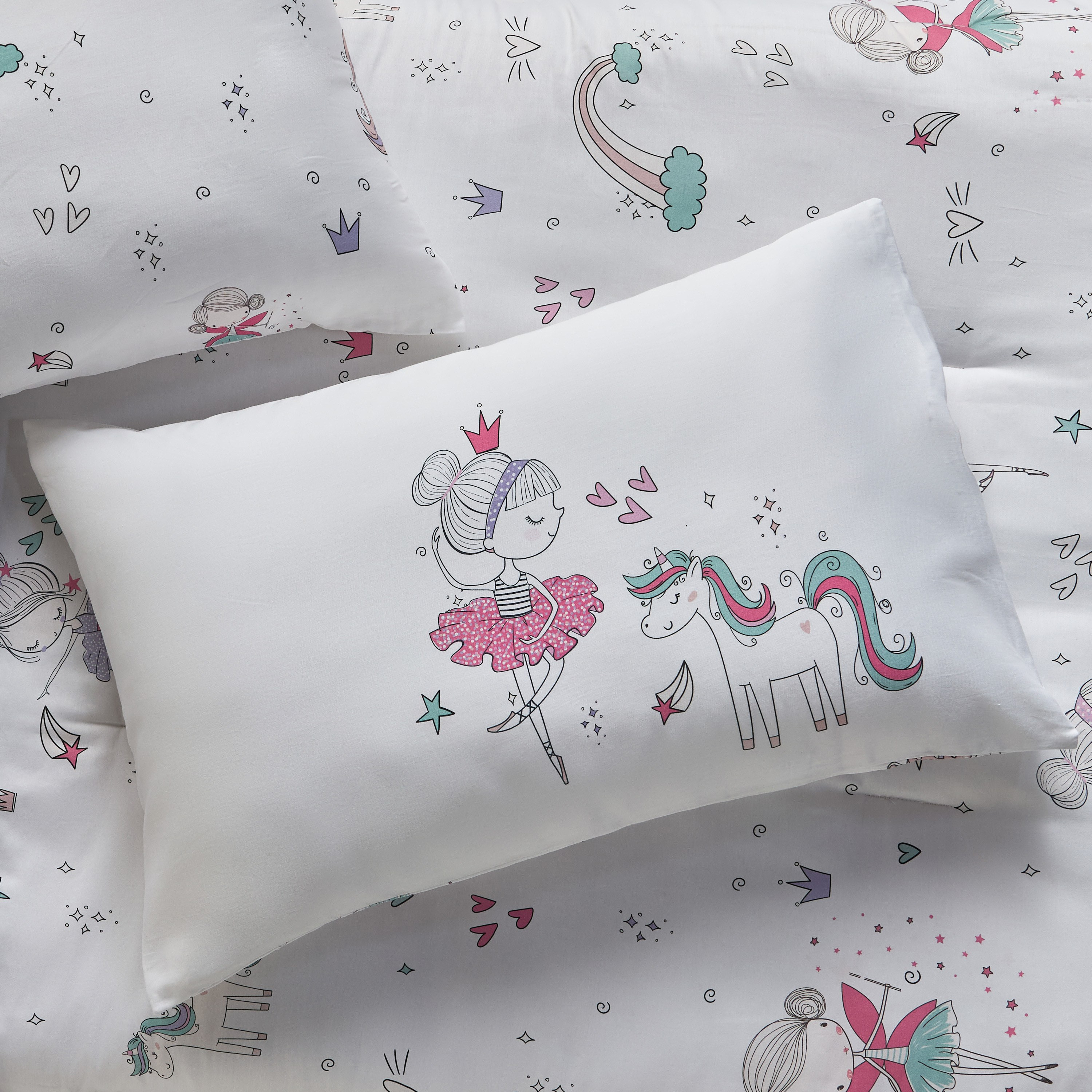 Maggie Cotton Printed 200 Thread Count 3-Piece Single Comforter Set - 135x220 cm-babyandkids-beddingandwindows-bedding-comforters-image-3