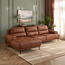 Huddle 4-Seater Half Leather Left Corner Sofa-furniture-sofaandseating-cornersofas-image-1