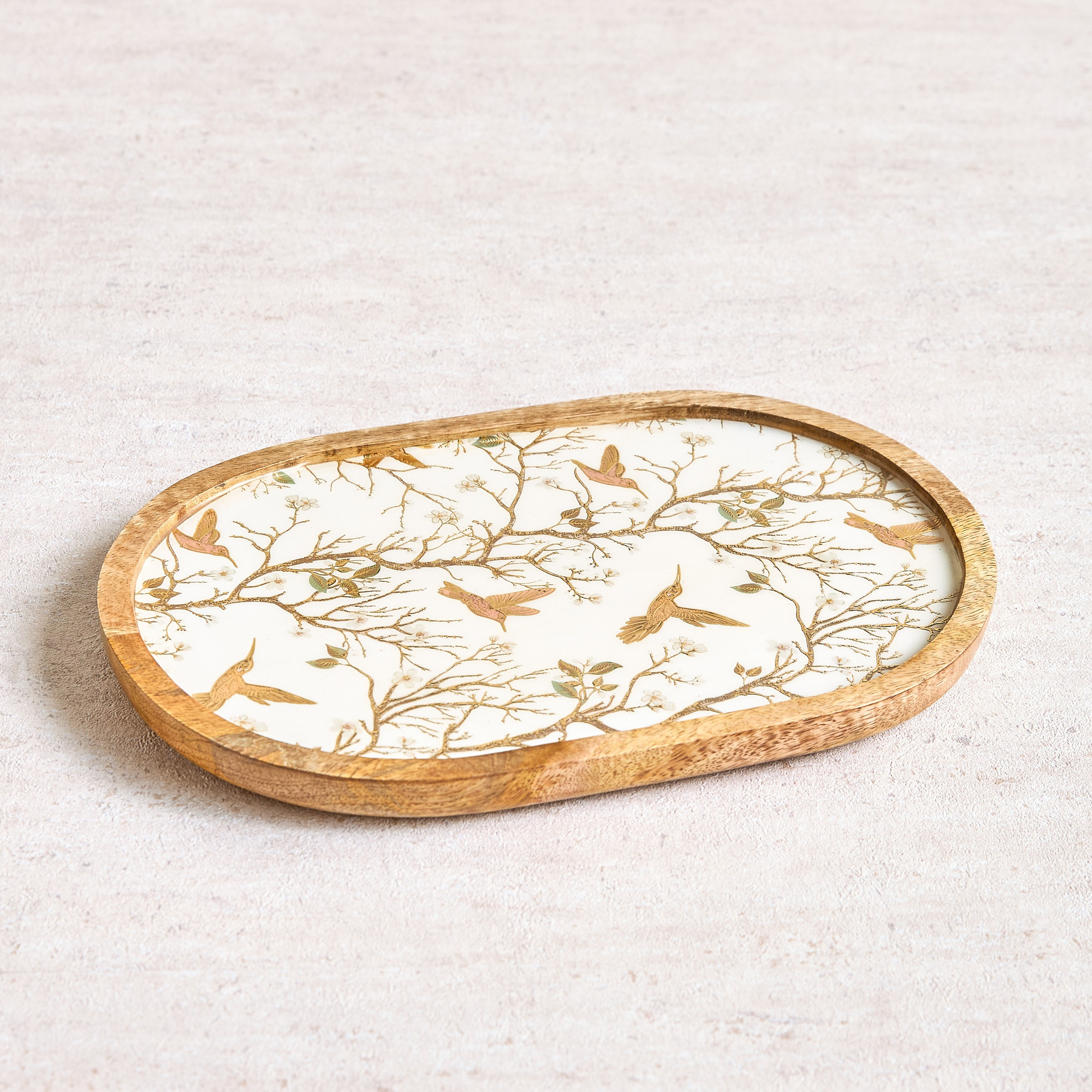 صحن تقديم من خشب المانجو - زاريا-household-dining-serveware-servingplatters-image-1