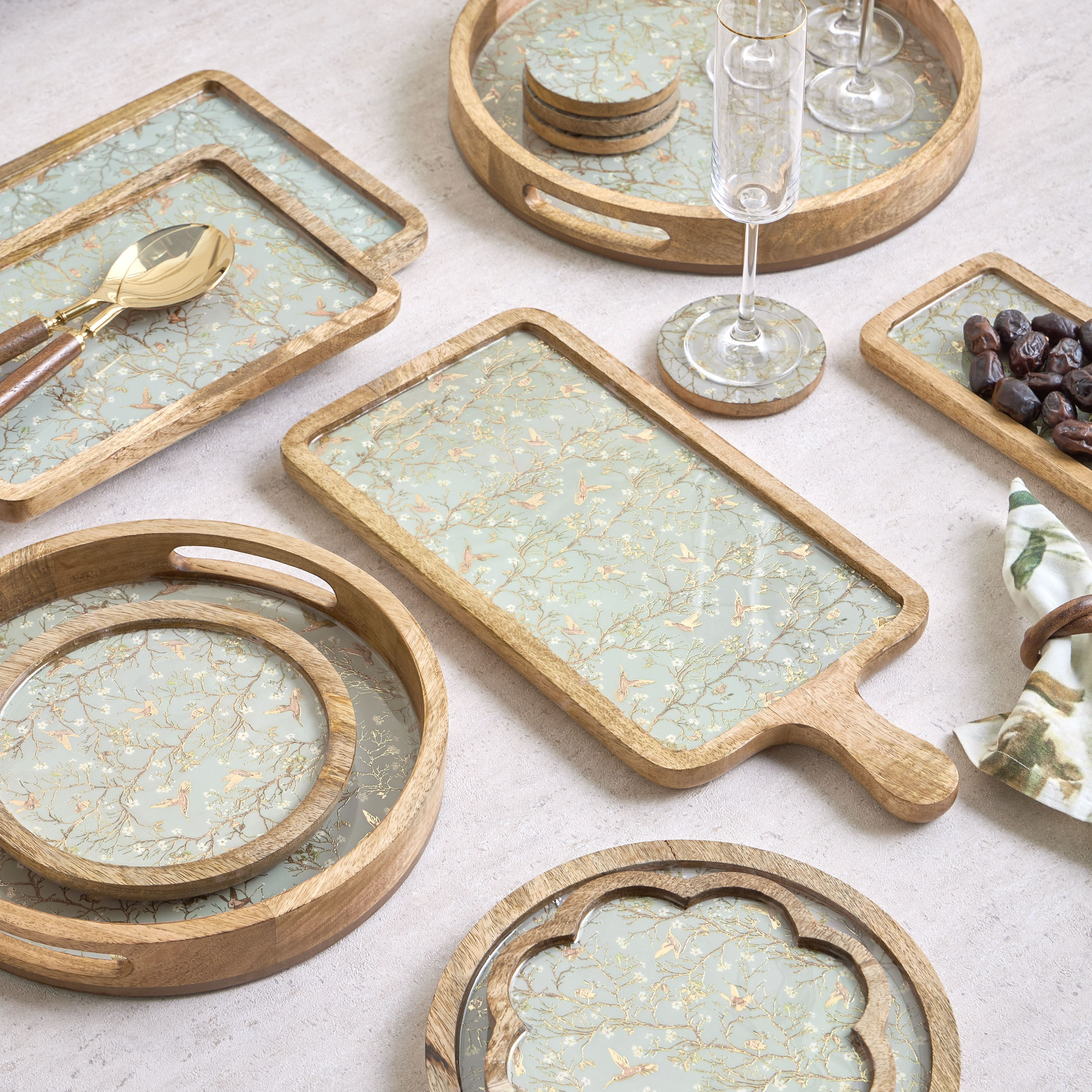 صينية تقديم خشب - زاريا-household-dining-serveware-servingtrays-image-3