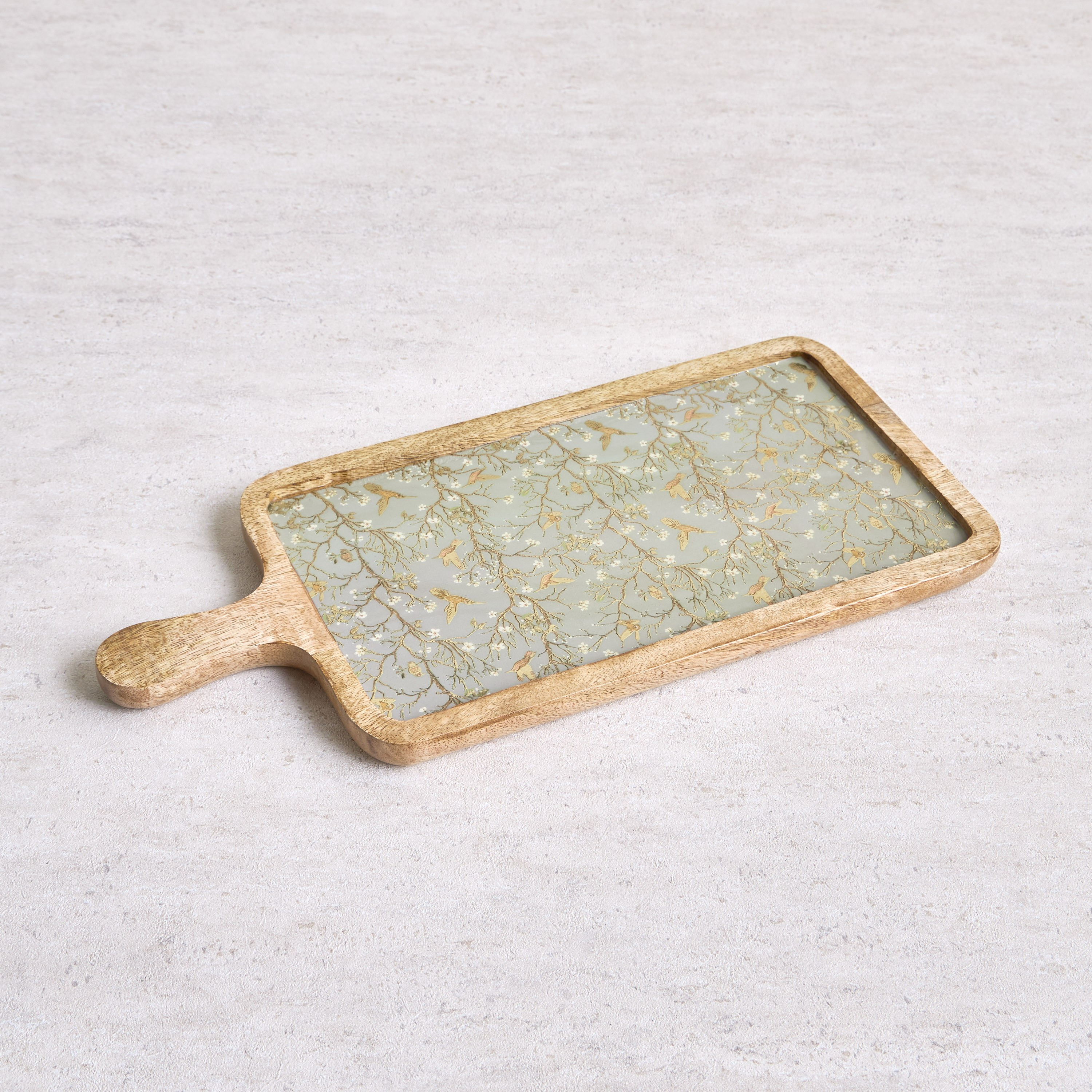 صحن تقديم من خشب المانجو - زاريا-household-dining-serveware-servingplatters-image-1