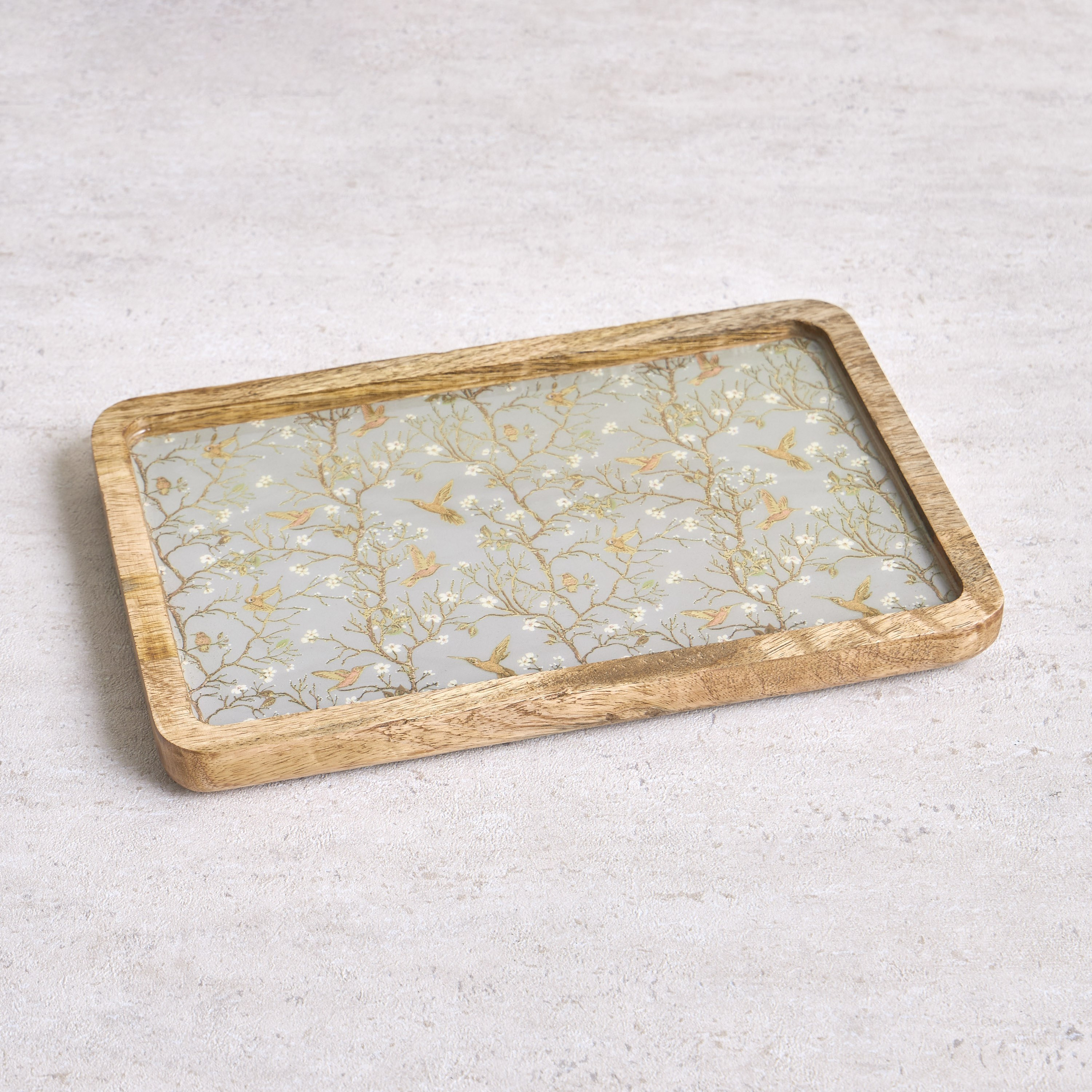 صحن تقديم من خشب المانجو - زاريا-household-dining-serveware-servingplatters-image-1