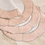طقم لبادات صحون بتصميم صدفي 4 قطع - راقية-household-dining-tablelinen-placemats-image-2