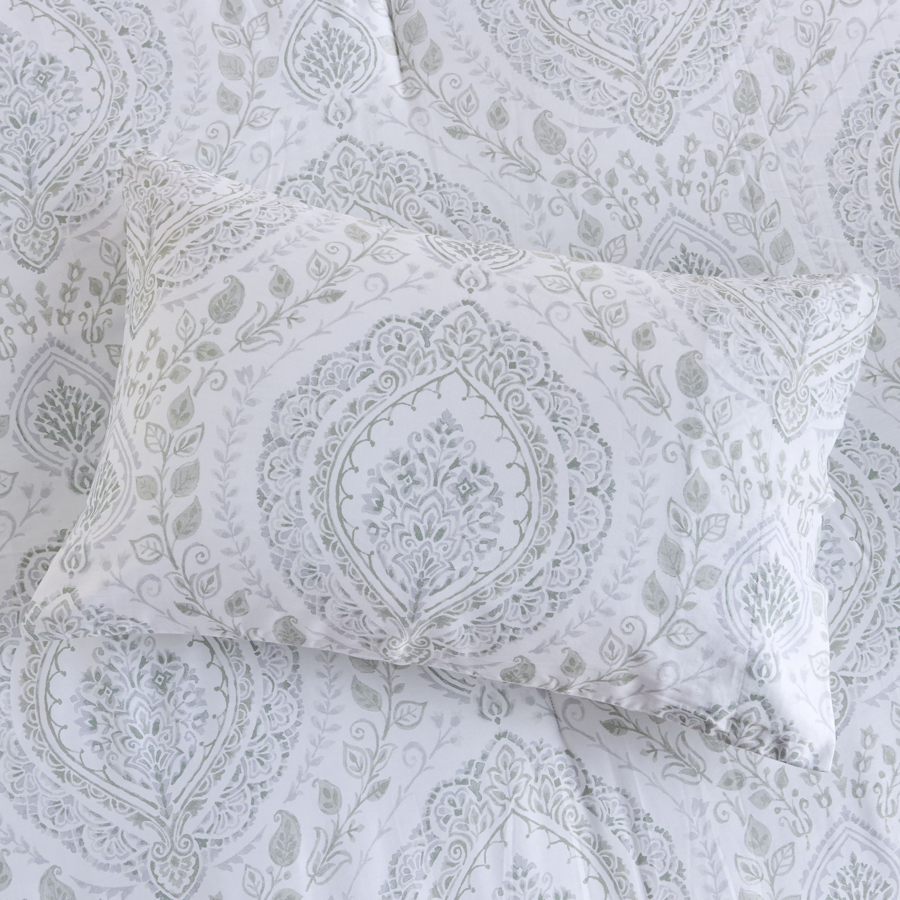 Chaitra Cotton Floral Print 2-Piece Full Comforter Set - 160x240 cm-household-bedding-comfortersandbedspreads-comforters-image-3