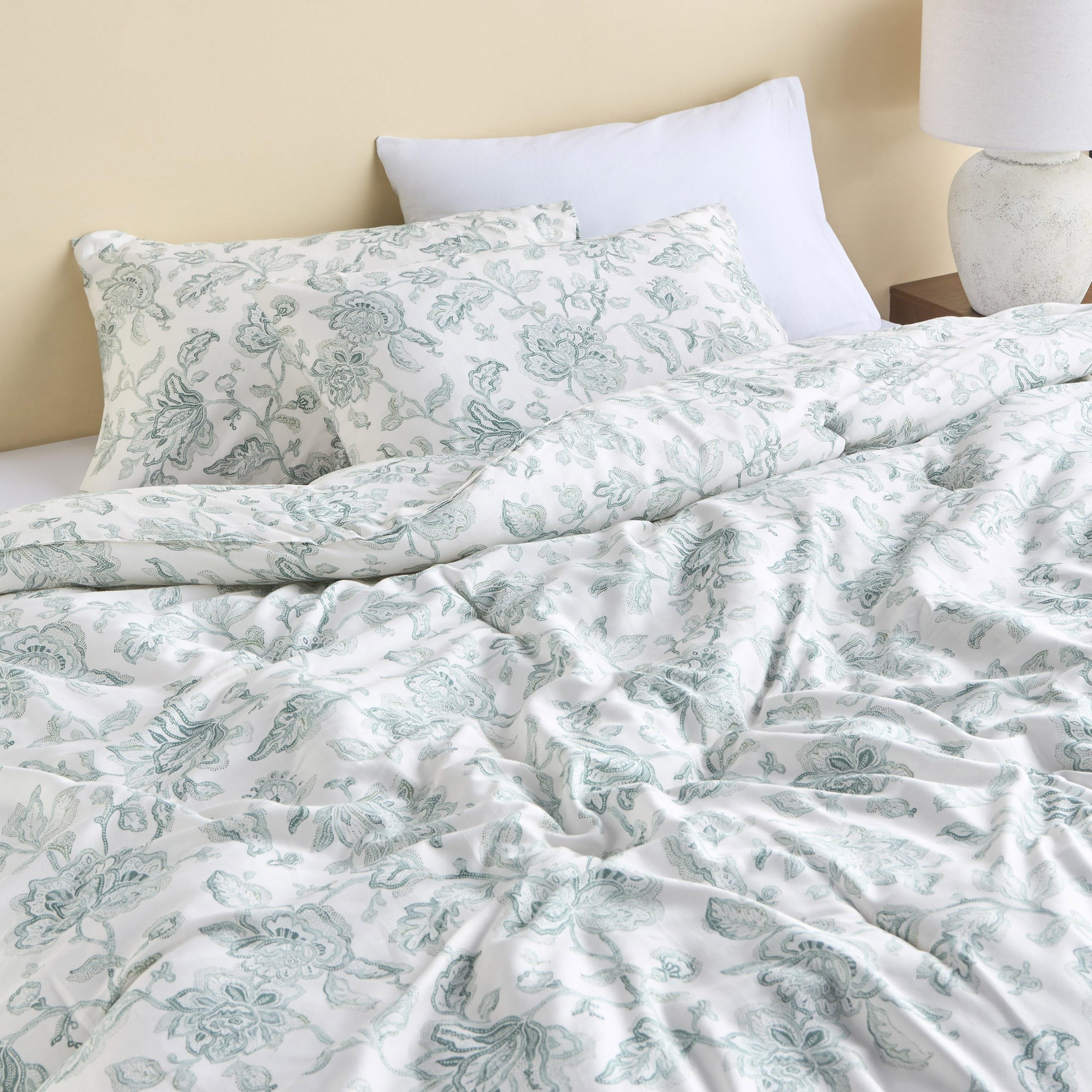 Vintage Medallion Cotton Printed 3-Piece Super King Comforter Set - 240x260 cm-household-bedding-comfortersandbedspreads-comforters-image-5