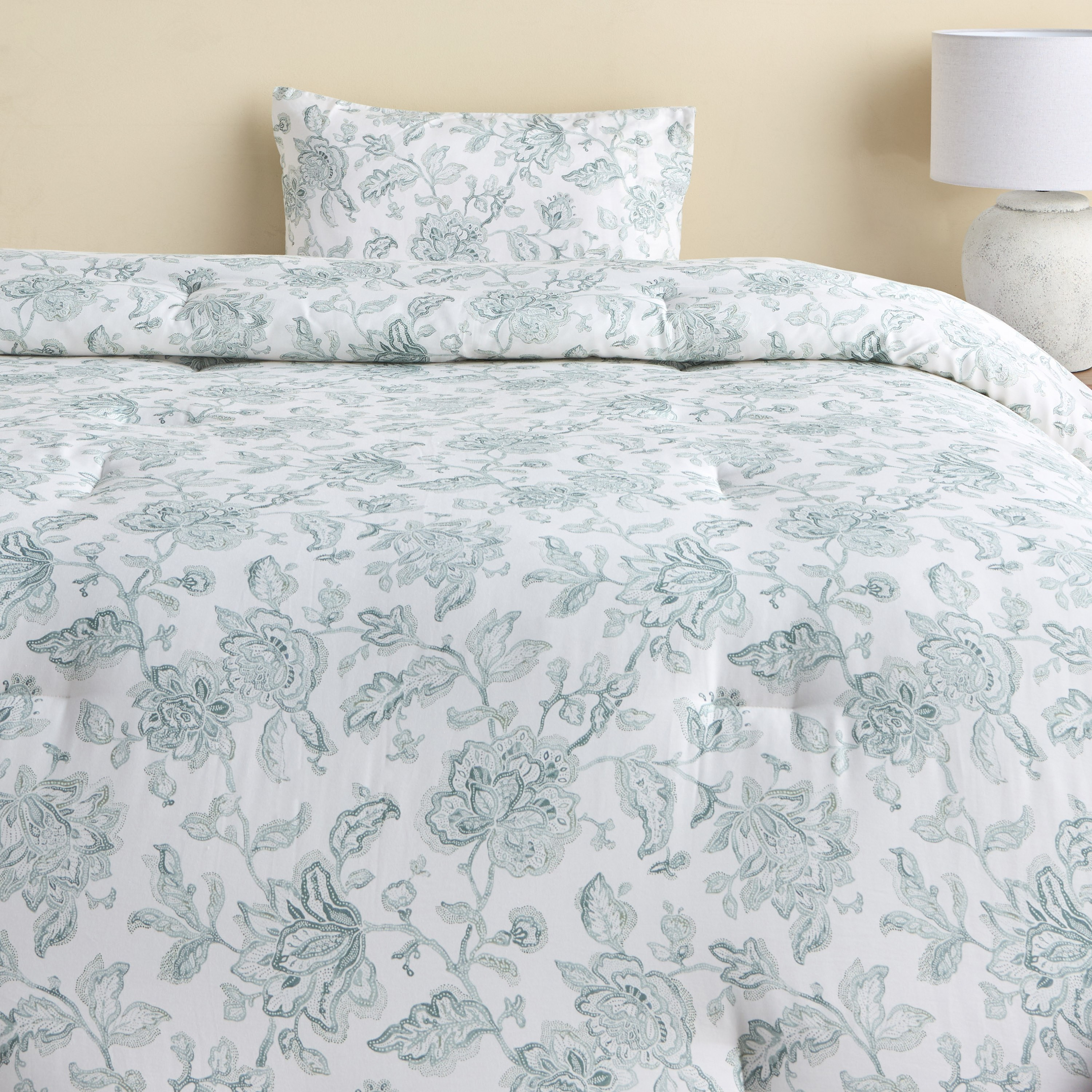 Vintage Medallion Cotton Damask 2-Piece Full Comforter Set - 160x240 cm-household-bedding-comfortersandbedspreads-comforters-image-2