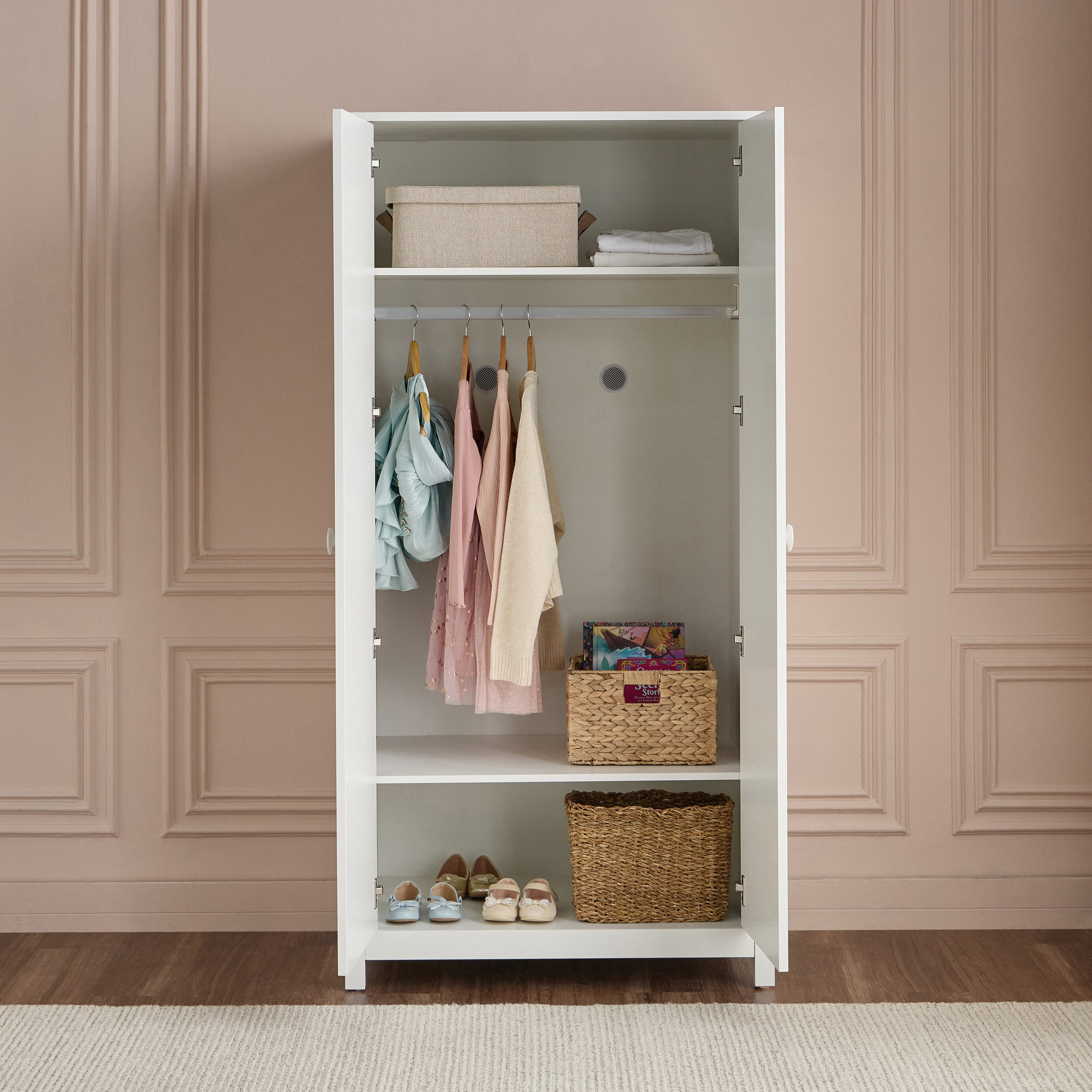 خزانة ملابس ببابين - هايلي أوليفر-babyandkids-roomfurniture-wardrobes-image-3