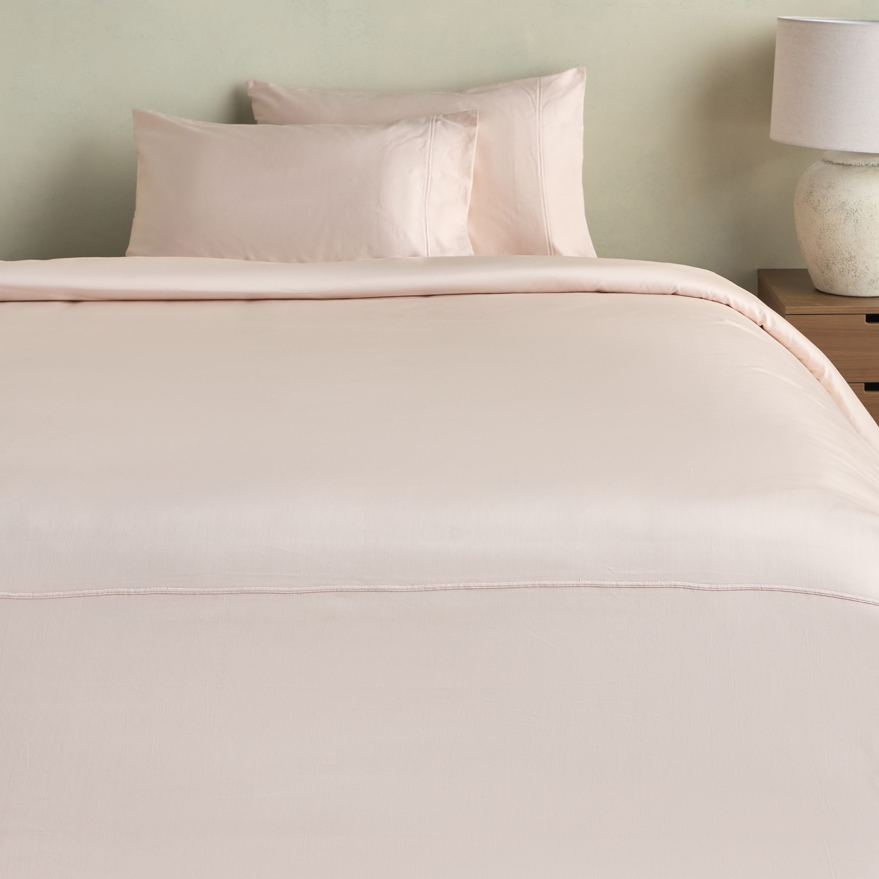 Avira Egyptian Cotton 400 Thread Count 3-Piece King Duvet Cover Sheet - 220x230 cm-household-bedding-duvetandcovers-duvetcovers-image-2