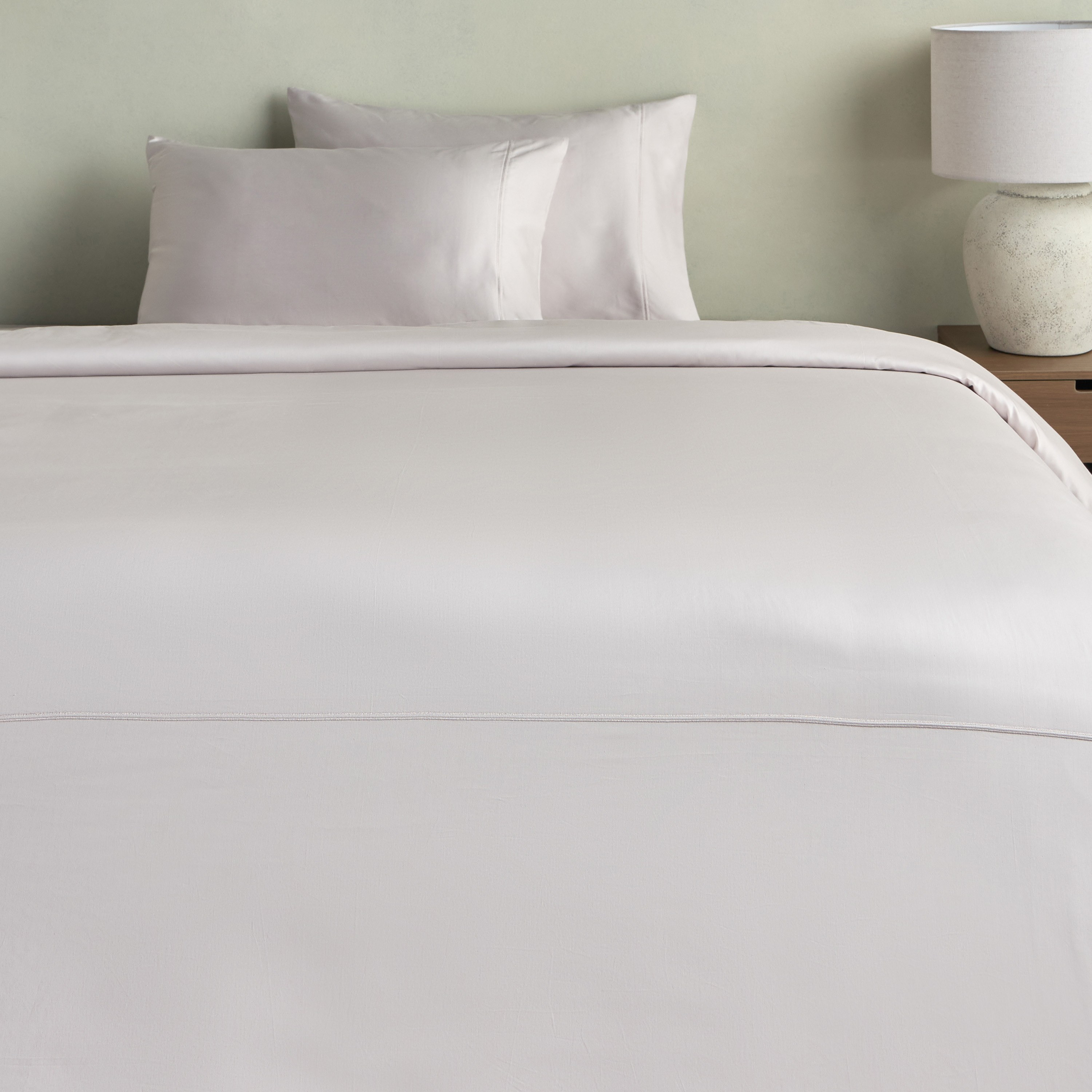 Avira Egyptian Cotton 400 Thread Count 3-Piece King Duvet Cover Sheet - 220x230 cm-household-bedding-duvetandcovers-duvetcovers-image-2