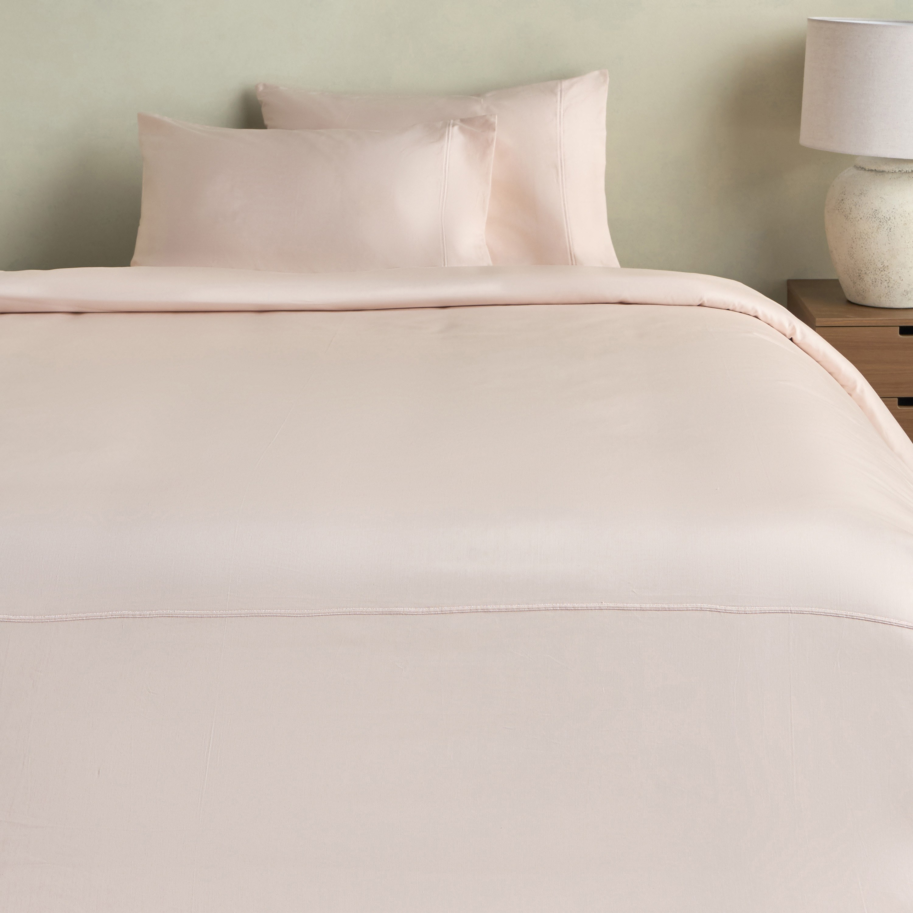 طقم غطاء لحاف كوين من القطن المصري 3 قطع بعدد خيوط 400 خيط - أفيرا - 200 × 200 سم-household-bedding-duvetandcovers-duvetcovers-image-2