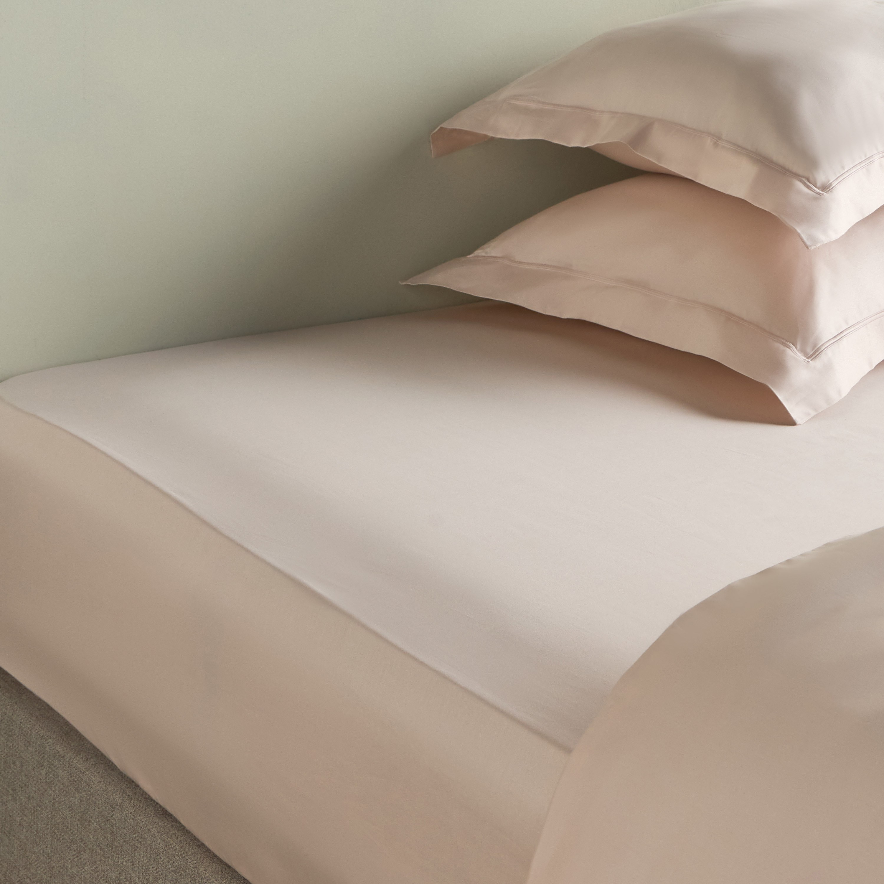 شرشف مطاطي كوين قطن مصري بعدد 400 خيط - أفيرا - 160x200 سم-household-bedding-sheetsandpillowcases-fittedsheets-image-3
