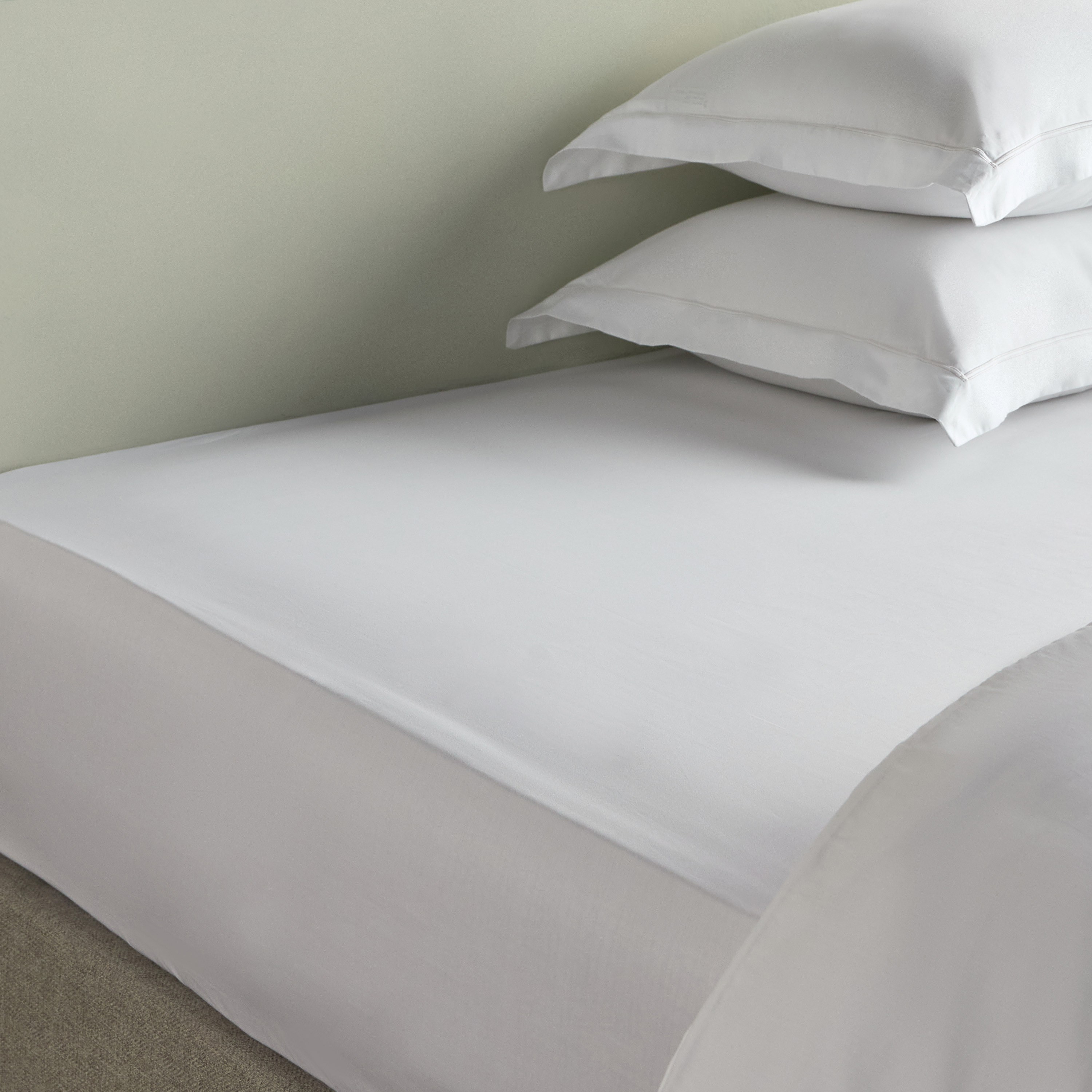 Avira Egyptian Cotton 400 Thread Count Queen Fitted Sheet - 160x200 cm-household-bedding-sheetsandpillowcases-fittedsheets-image-3