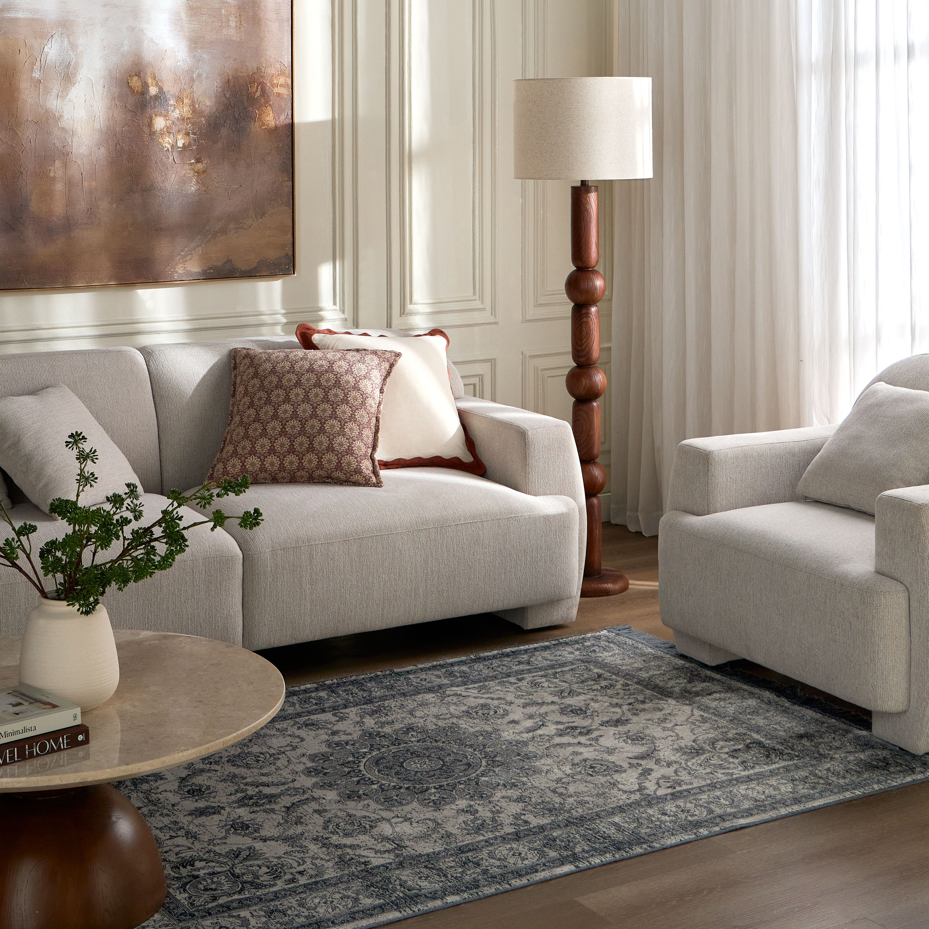 Emera Viscose Rug - 160x230 cm-household-rugsandcarpets-rugs-image-5