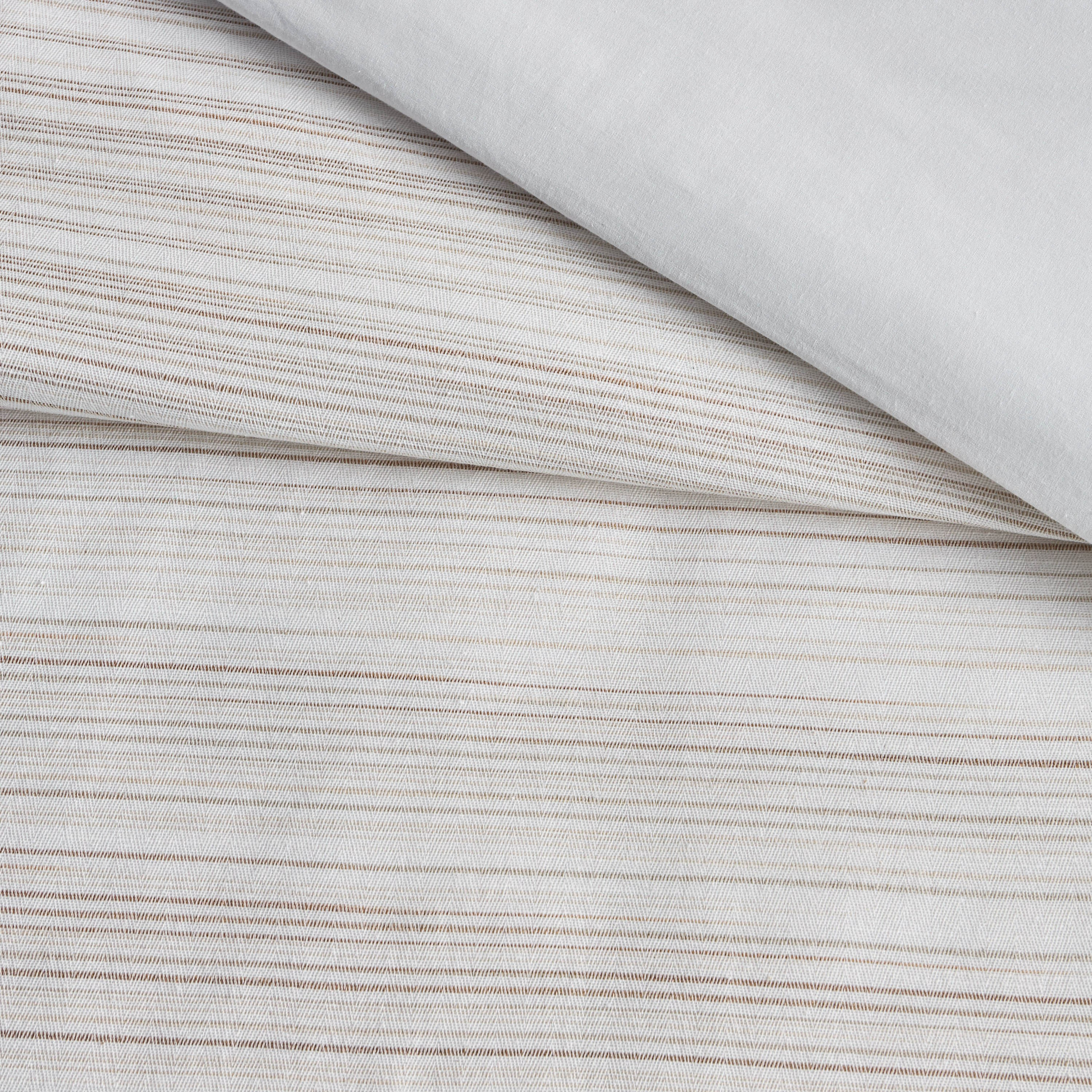 Pastor Melange Stripes Cotton 3-Piece King Duvet Cover Set - 220x230 cm-household-bedding-duvetandcovers-duvetcovers-image-4