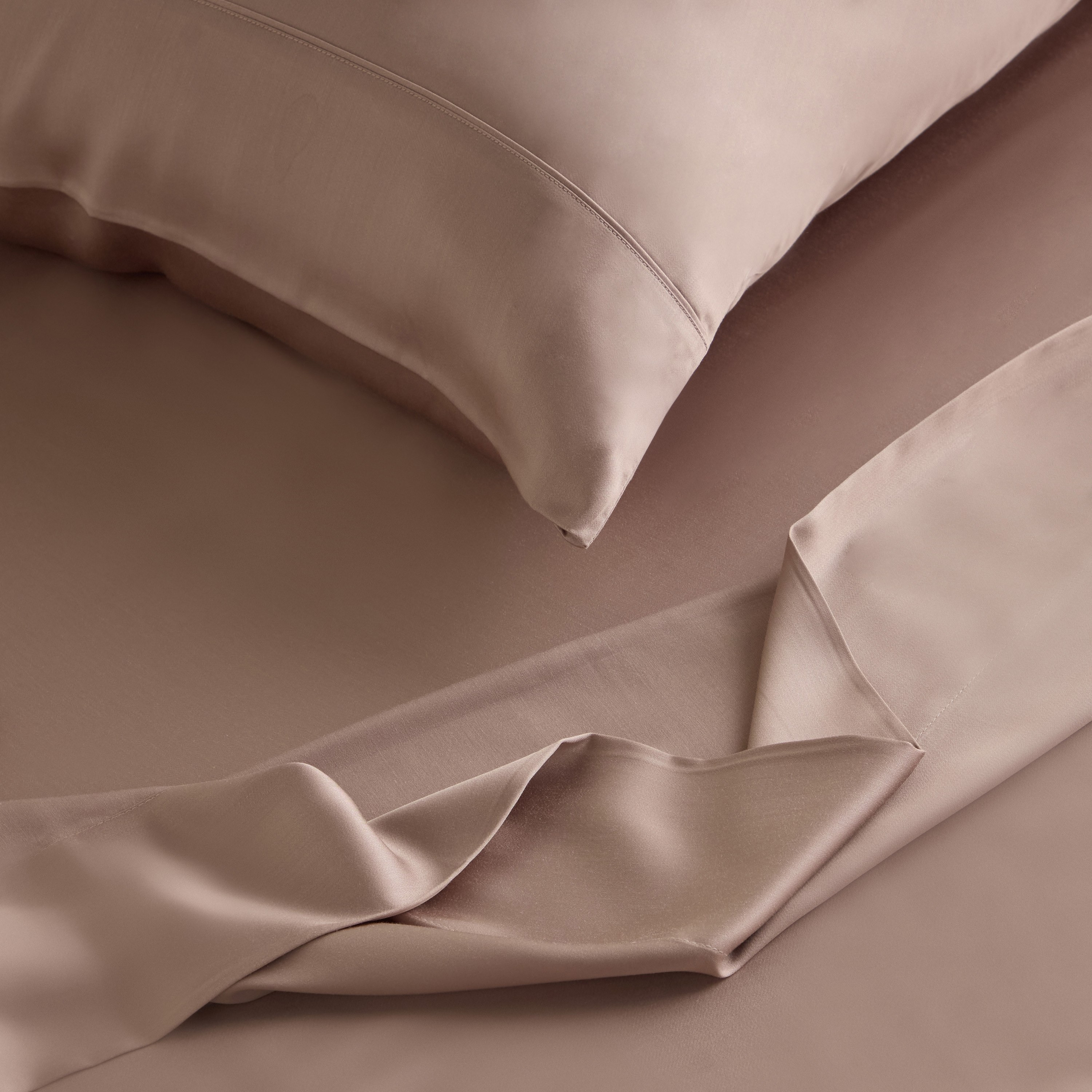 Terra Bamboo Sateen Weave 300 Thread 4-Piece Super King Fitted and Flat Sheet Set - 200x205 cm-household-bedding-sheetsandpillowcases-flatsheets-image-3