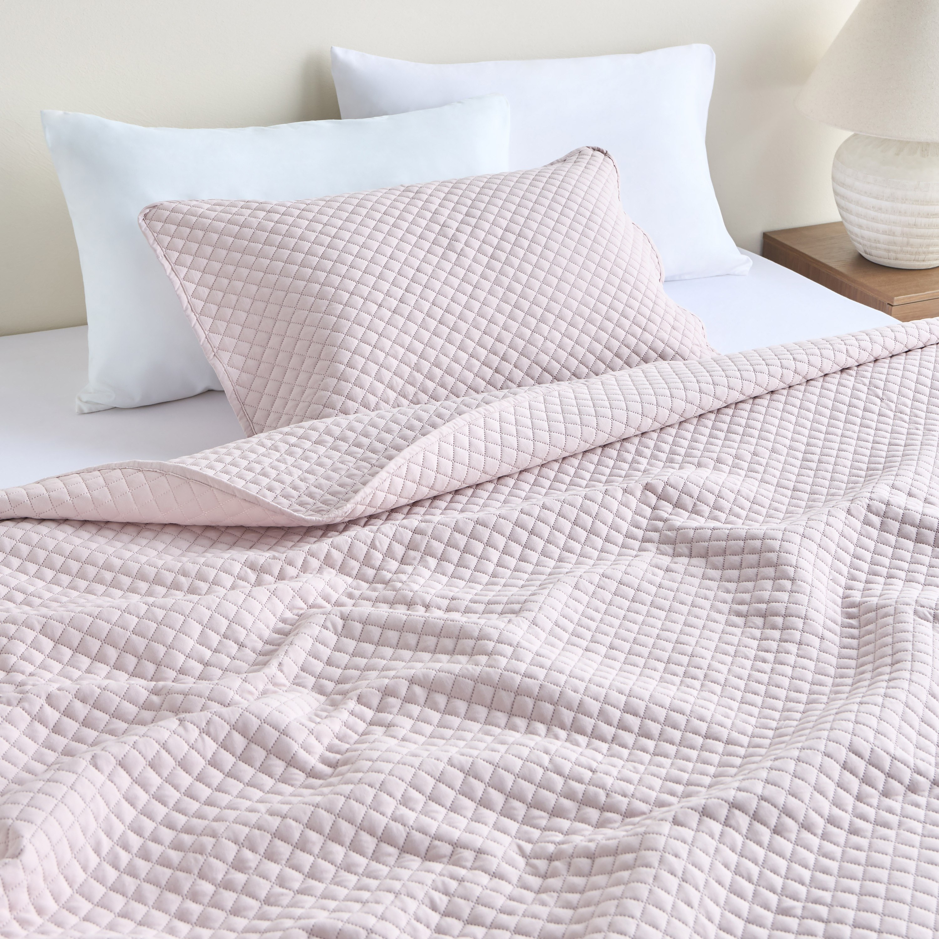 Marla Washed Quilted 2-Piece Full Bedspread Set - 160x240 cm-household-bedding-comfortersandbedspreads-bedspreads-image-5