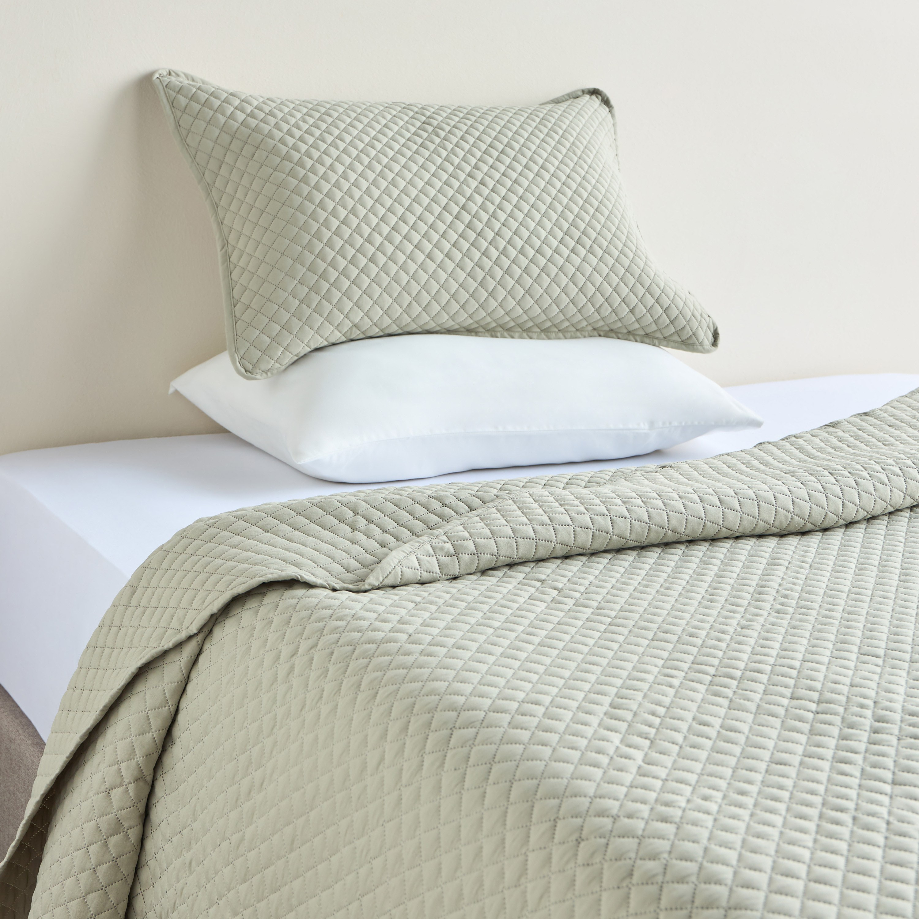 Marla Washed Quilted 2-Piece Full Bedspread Set - 160x240 cm-household-bedding-comfortersandbedspreads-bedspreads-image-1
