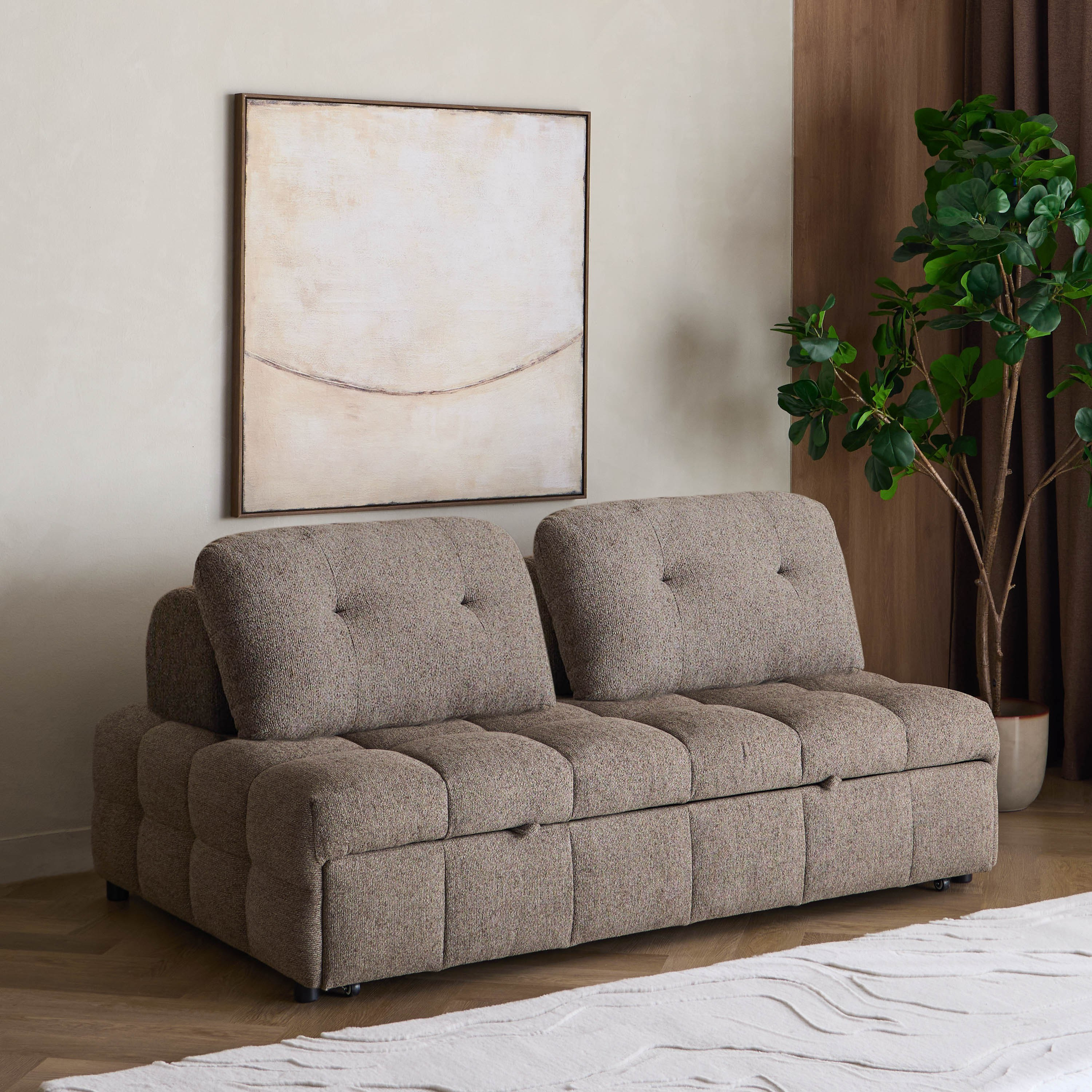 كنبة سرير قماش بمقعدين - فيرتو-furniture-sofaandseating-sofabedsanddaybeds-image-1