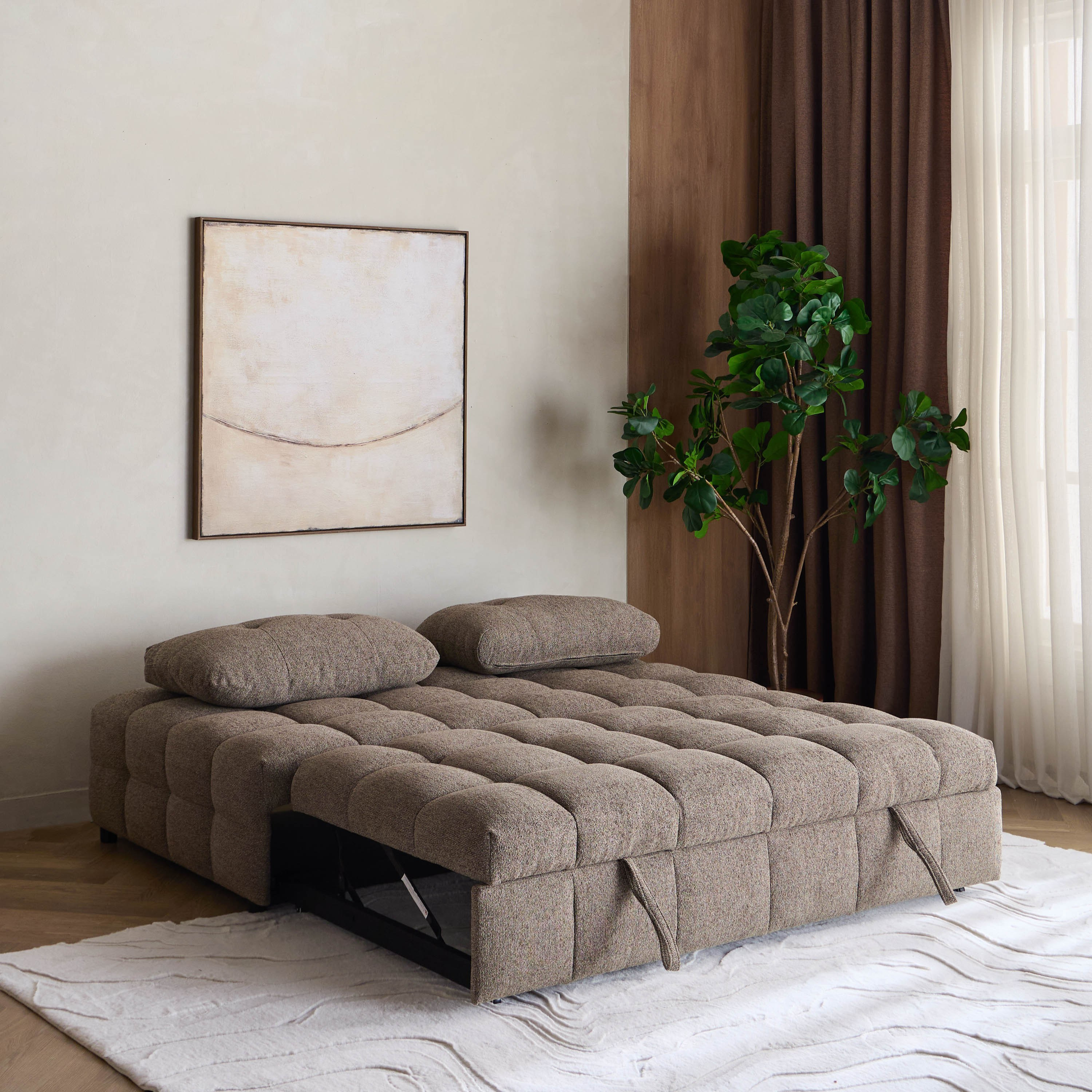 كنبة سرير قماش بمقعدين - فيرتو-furniture-sofaandseating-sofabedsanddaybeds-image-4