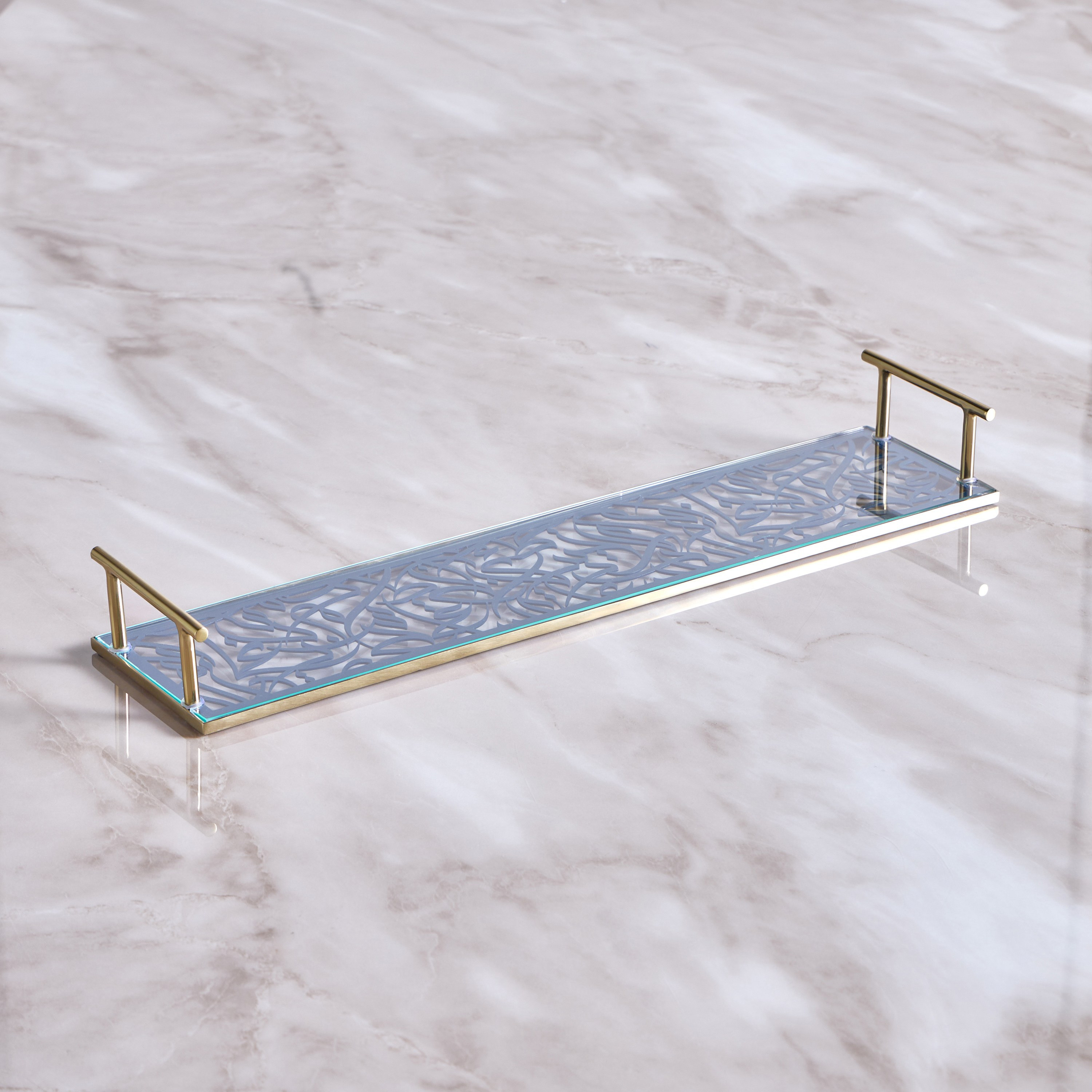 Diaa Allam-Ehsan Acrylic Decorative Tray - 50 cm-household-decor-boxesandtrays-image-1