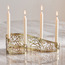 Diaa Allam-Ehsan Stainless Steel Taper Candleholder - 10 cm-household-decor-candleholdersandlanterns-image-2