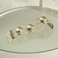 Diaa Allam-Ehsan 3-Arm Metal Tealight Candle Runner - 10 cm-household-decor-candleholdersandlanterns-image-1