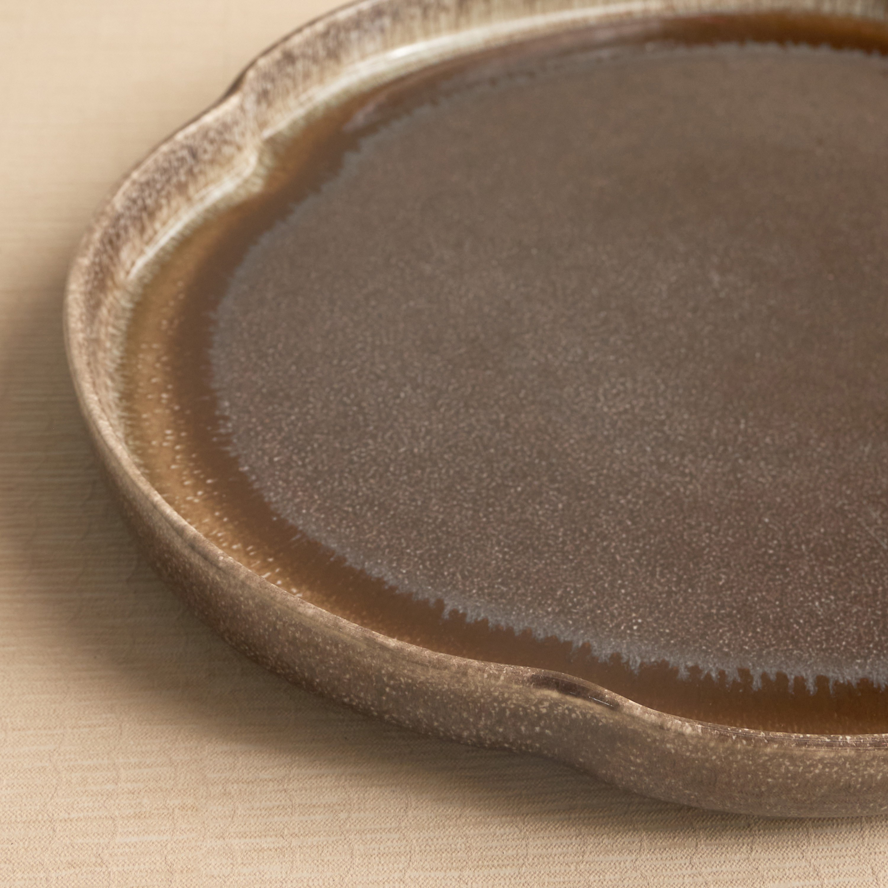 Olivia Ceramic Serving Platter - 34 cm-household-dining-serveware-servingplatters-image-2