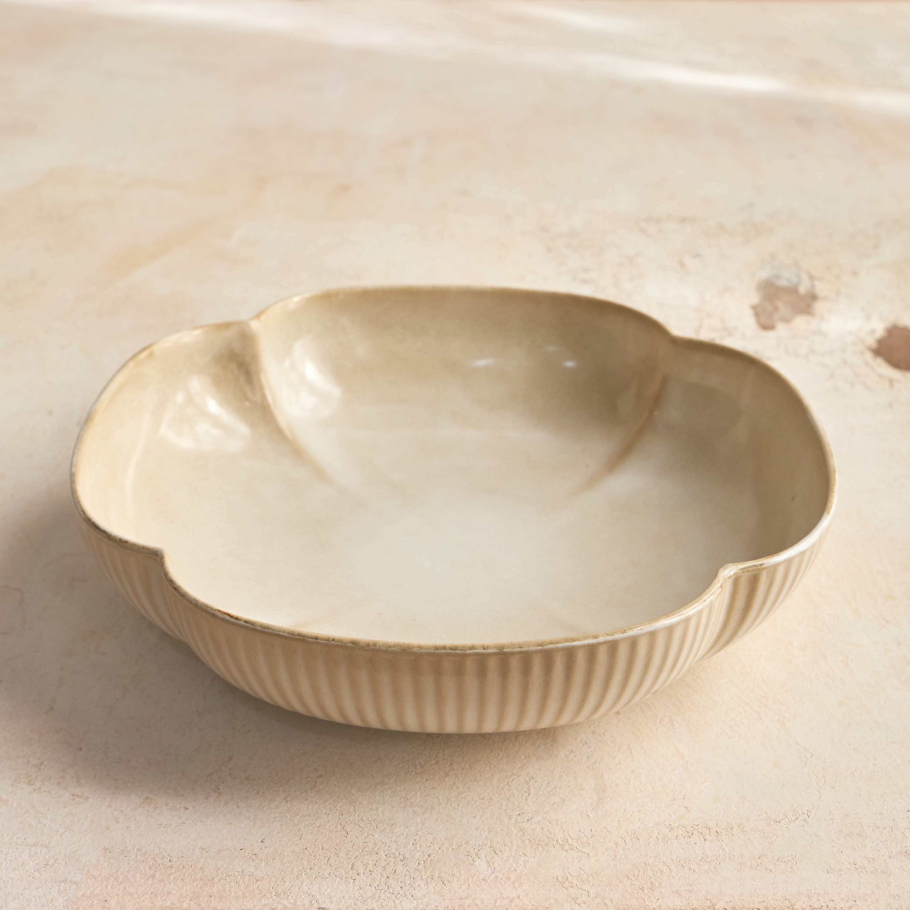 Olivia Ceramic Deep Serve Plate - 28 cm-household-dining-dinnerware-plates-image-1