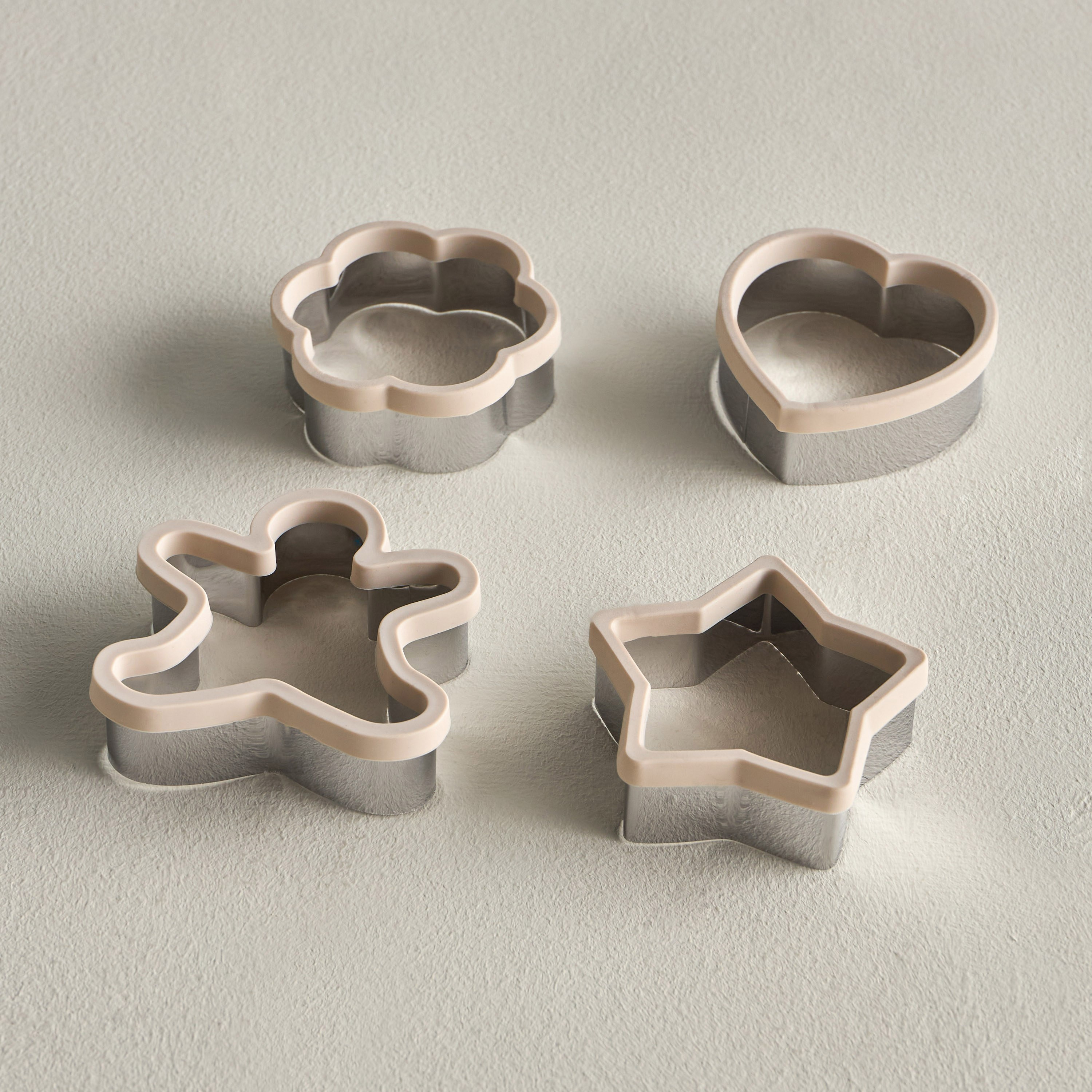 Nyla 4-Piece Stainless Steel Cookie Cutter Set