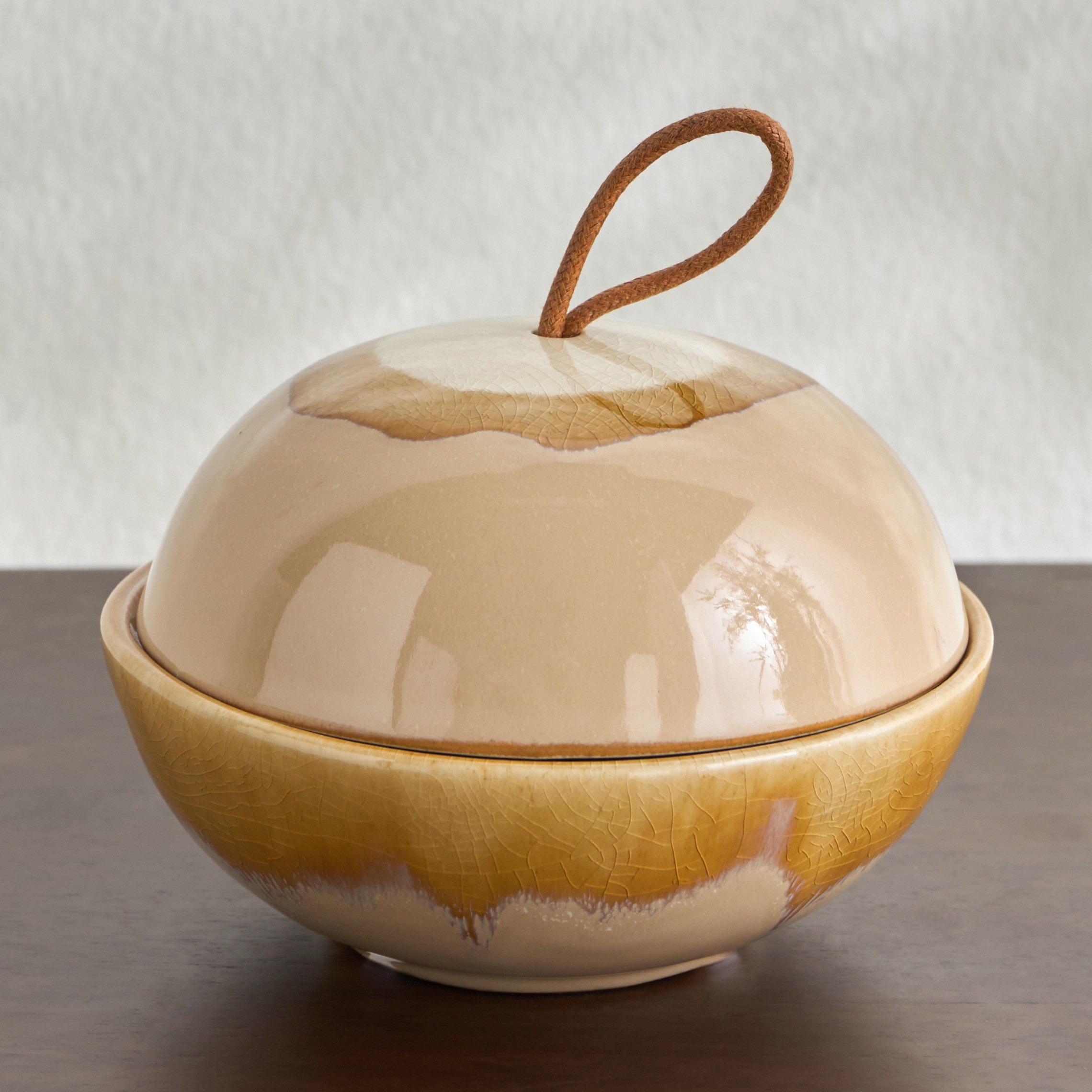 Dara Ceramic Decorative Box - 15 cm-household-decor-boxesandtrays-image-1
