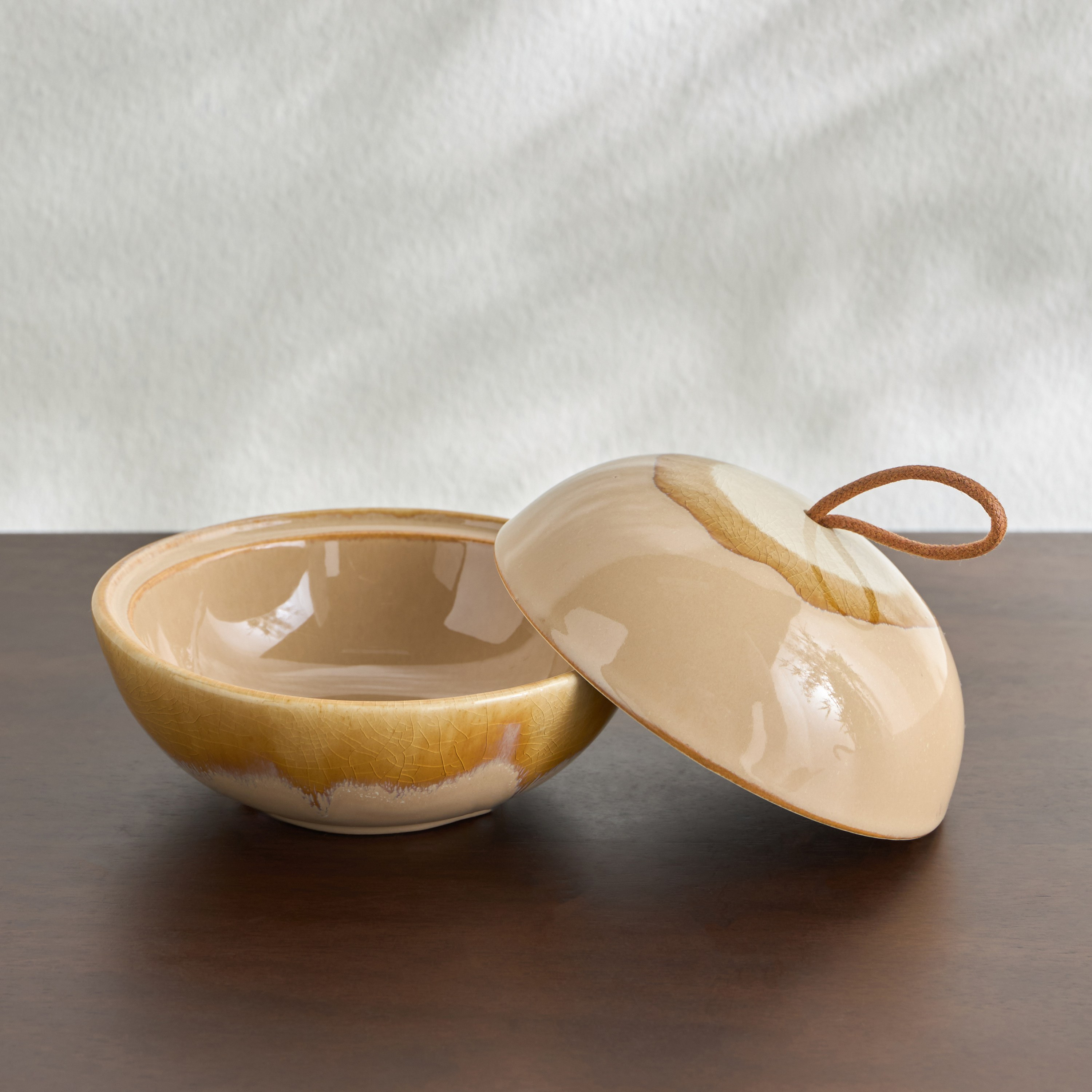 Dara Ceramic Decorative Box - 15 cm-household-decor-boxesandtrays-image-2