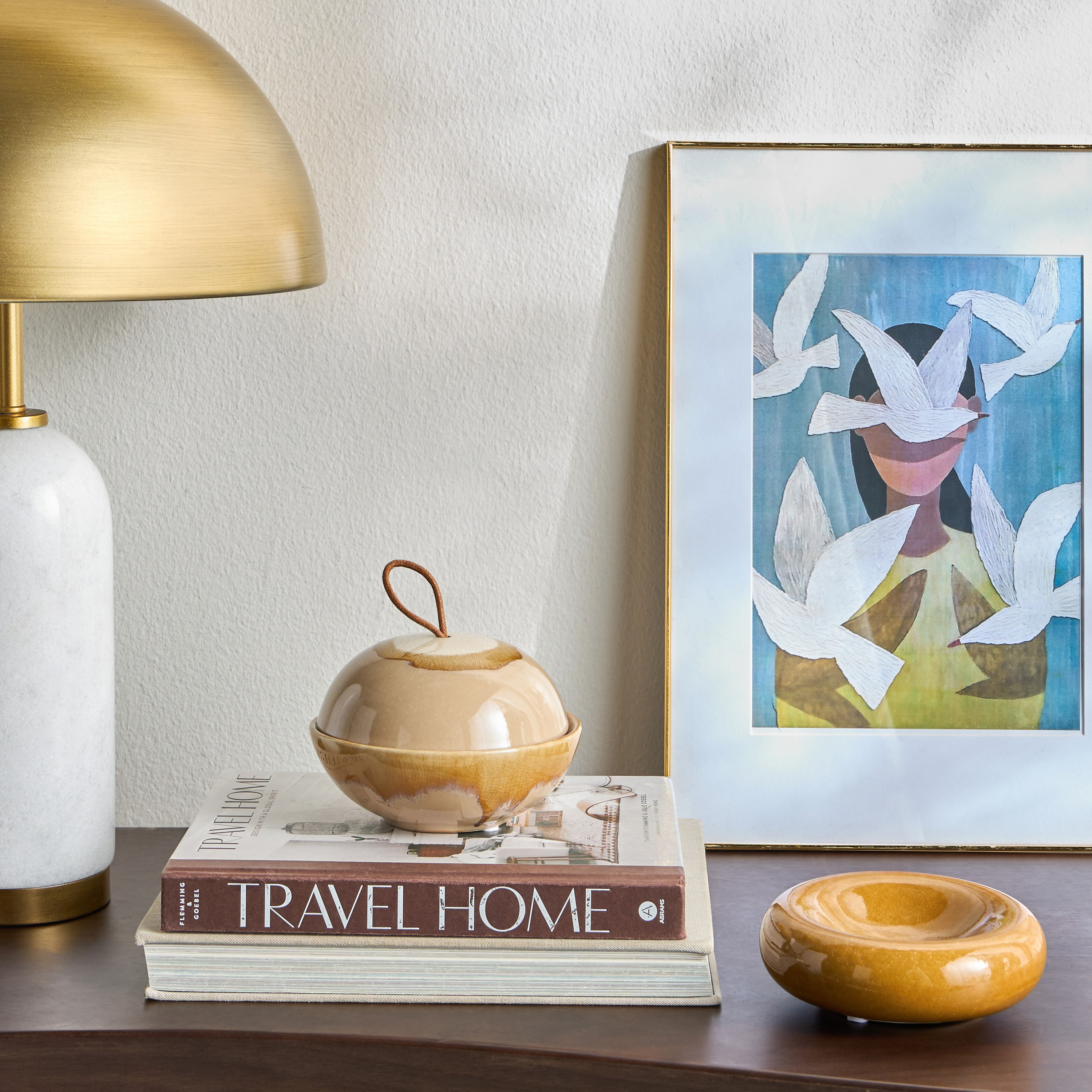 وعاء ديكور سيراميك - دارا - 14 سم-household-decor-vasesandbowls-image-3