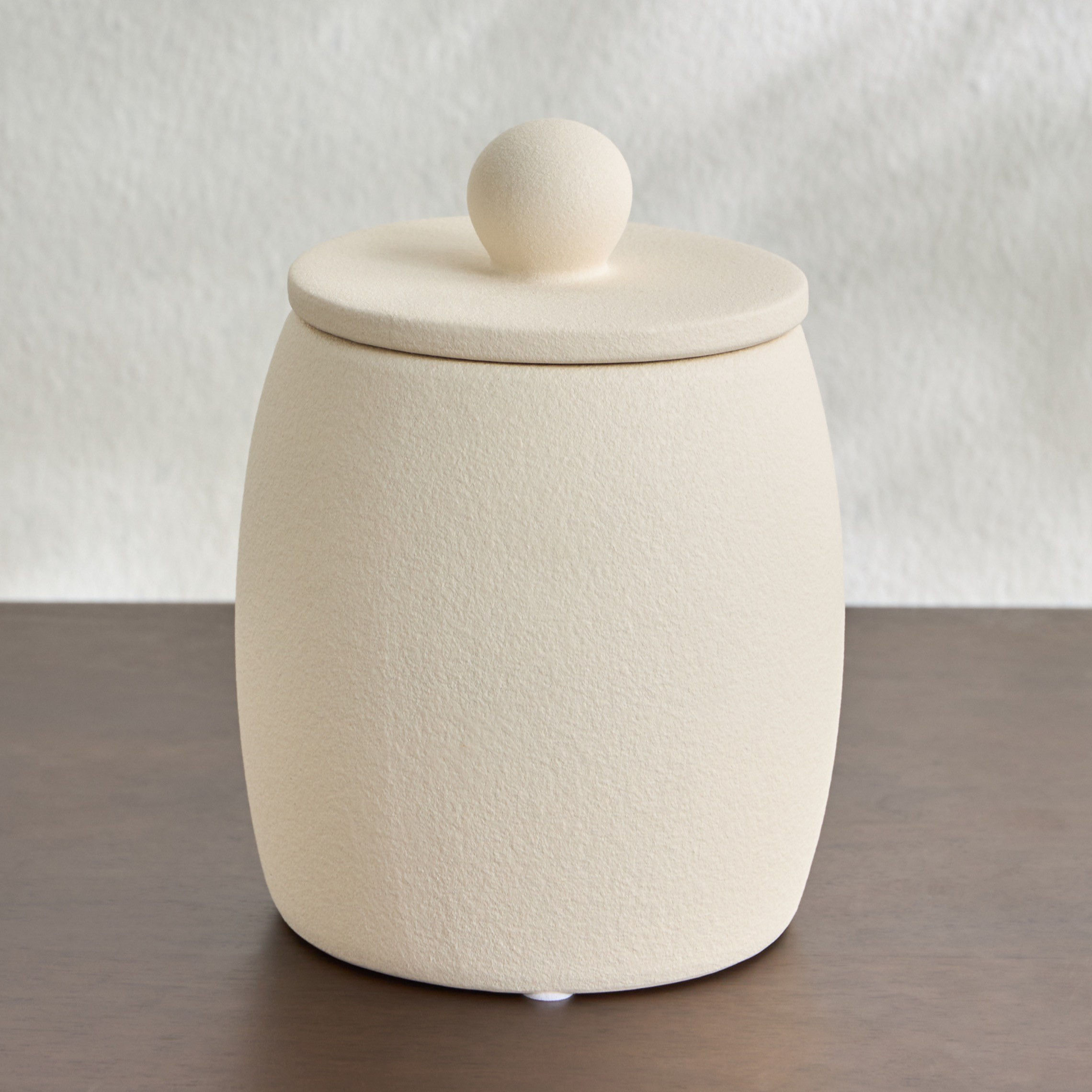 Liora Ceramic Decorative Jar - 12 cm-household-decor-boxesandtrays-image-1